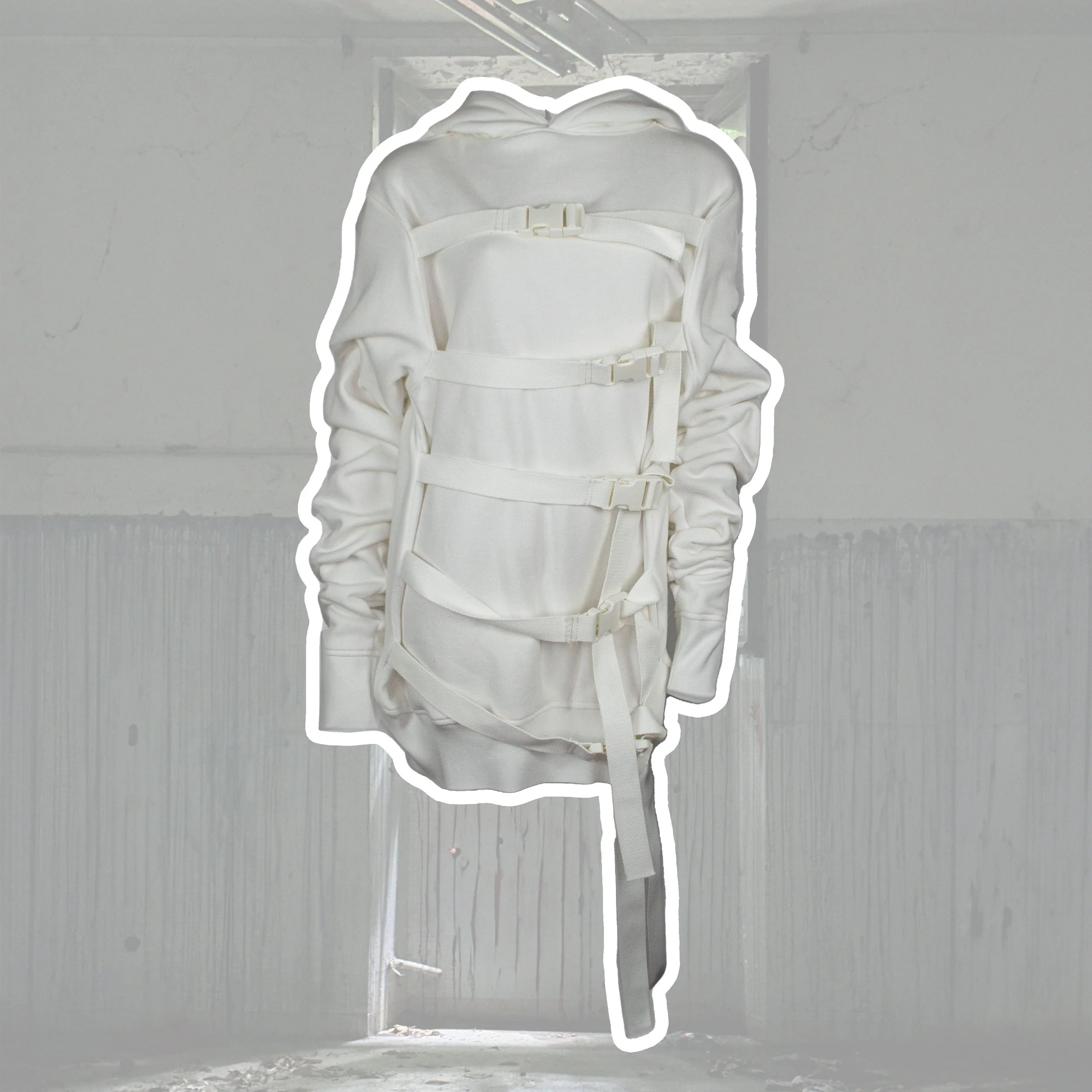 "Made To Escape" White Sweatshirt