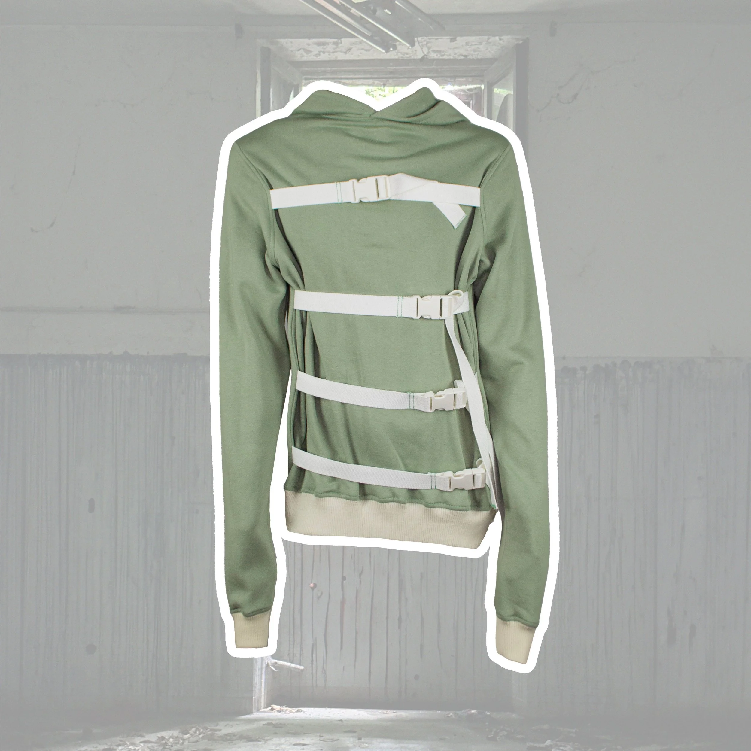 "Made To Escape" Green Sweatshirt