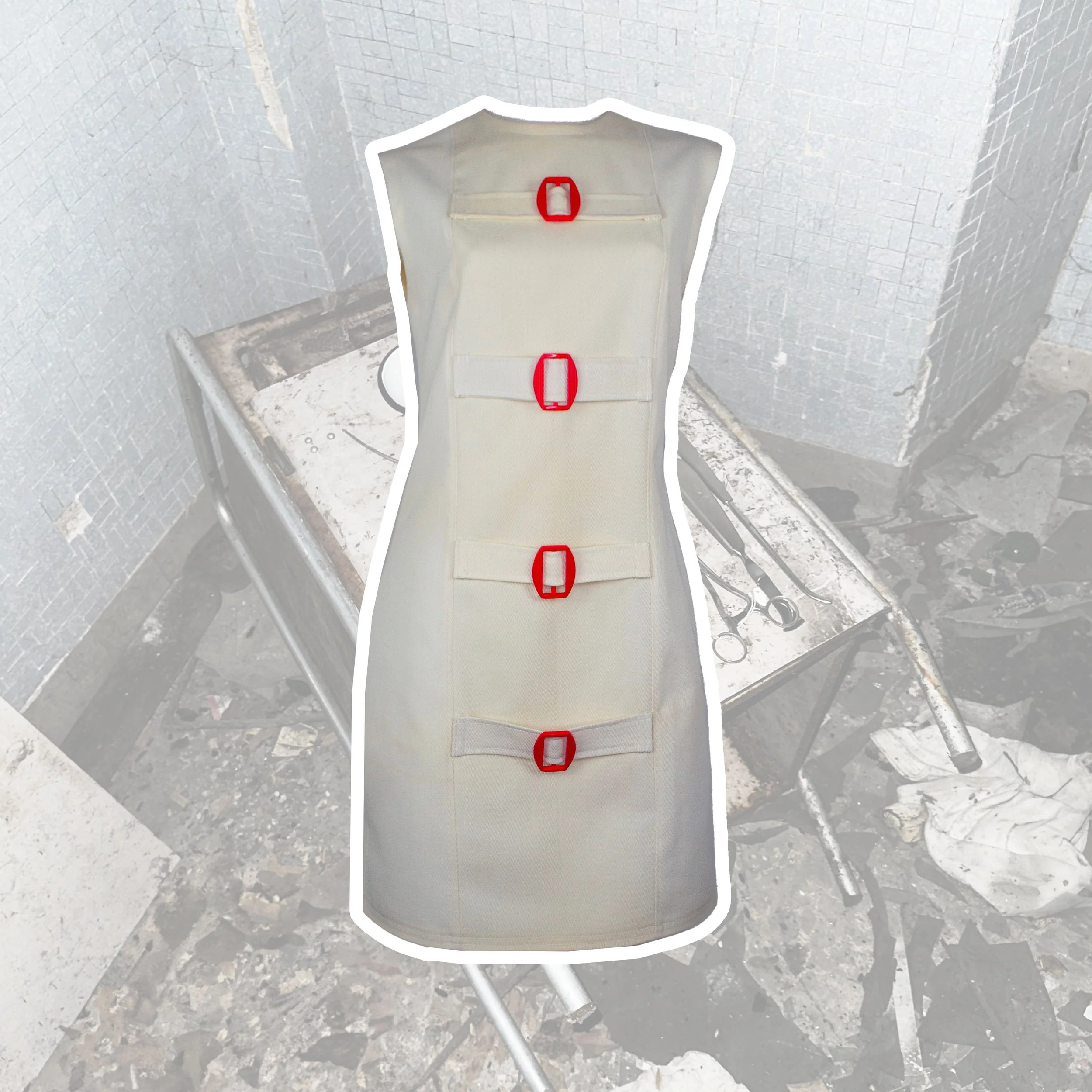 "White Nursing" Dress