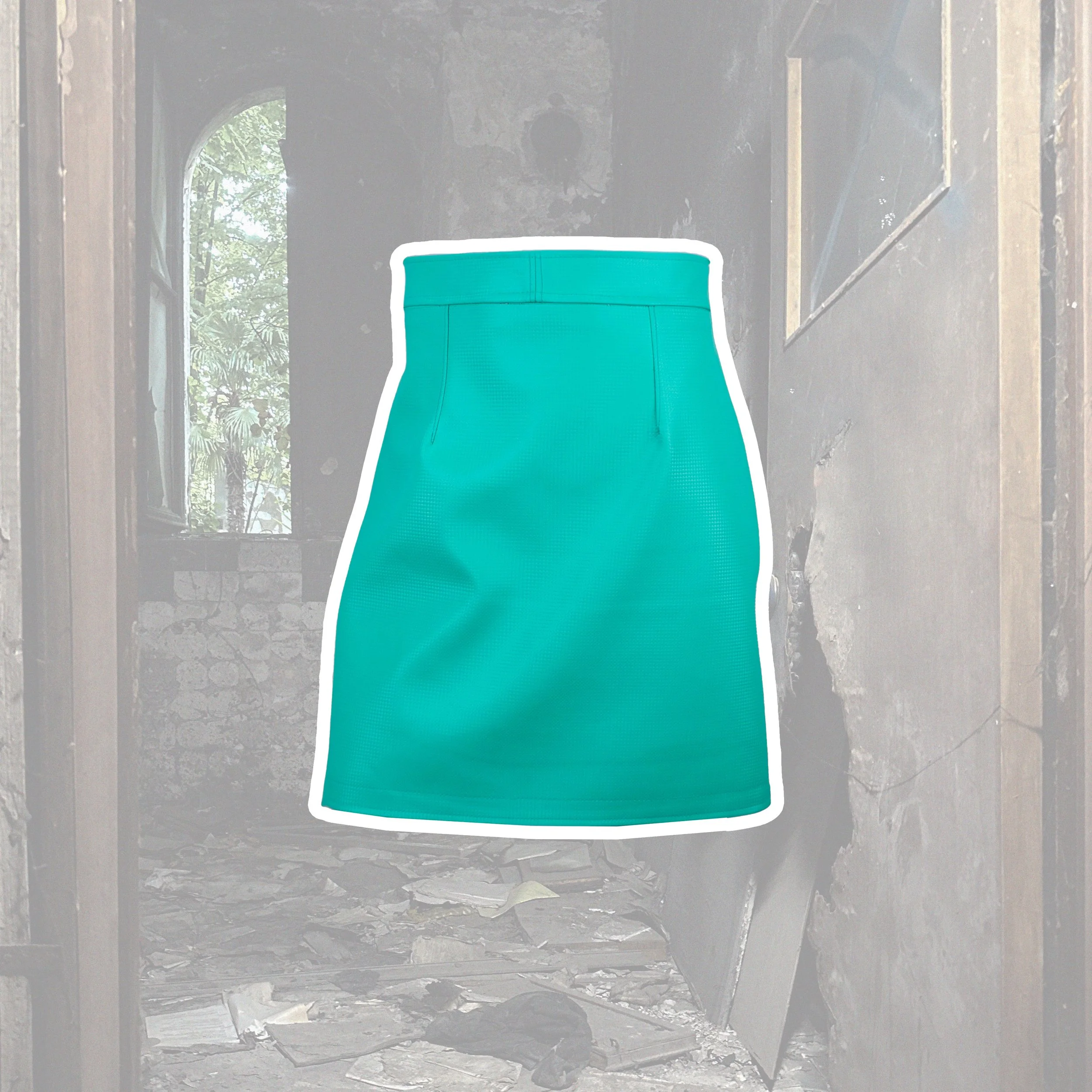 "Clinical Attitude" Corseted Skirt