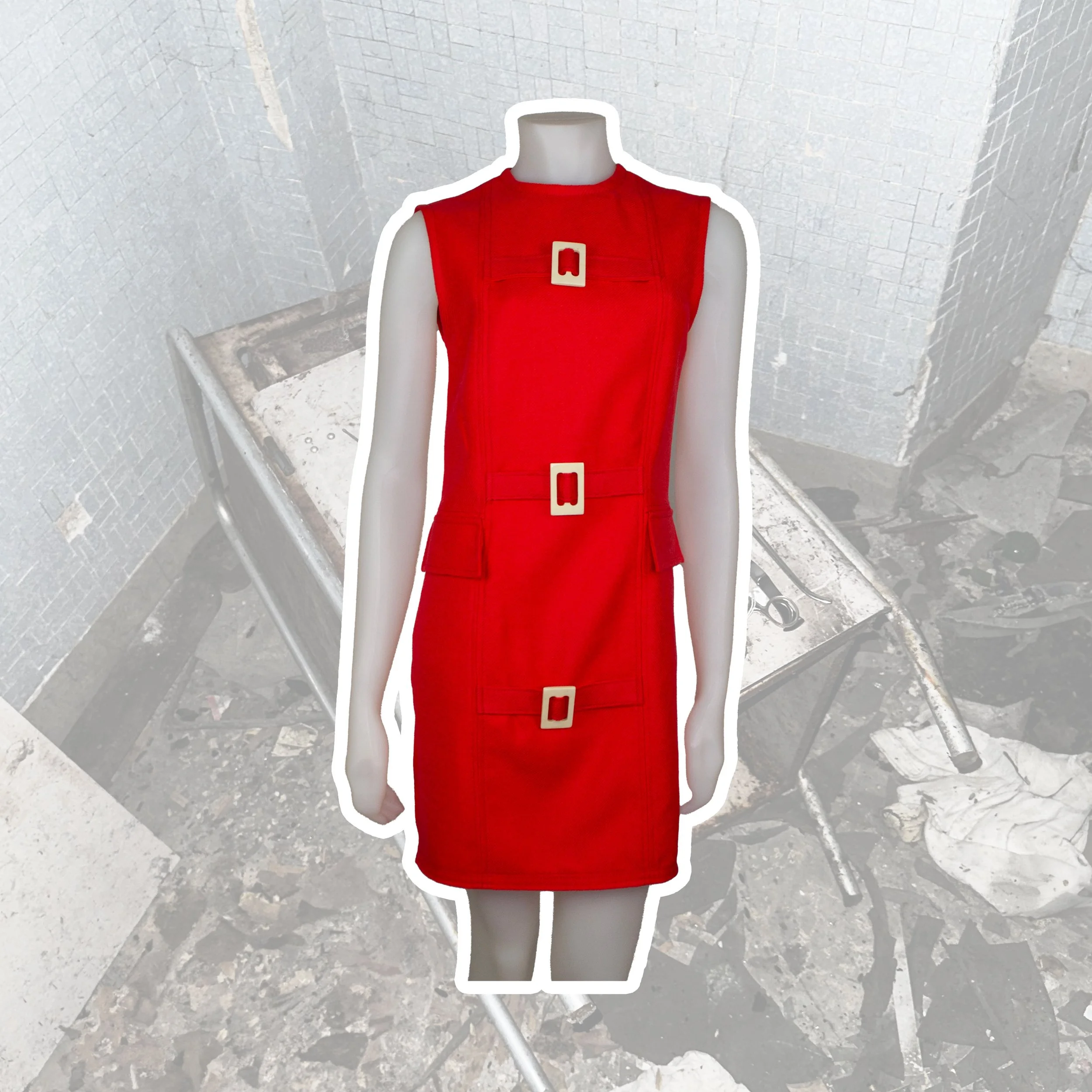 "Red Nursing" Dress