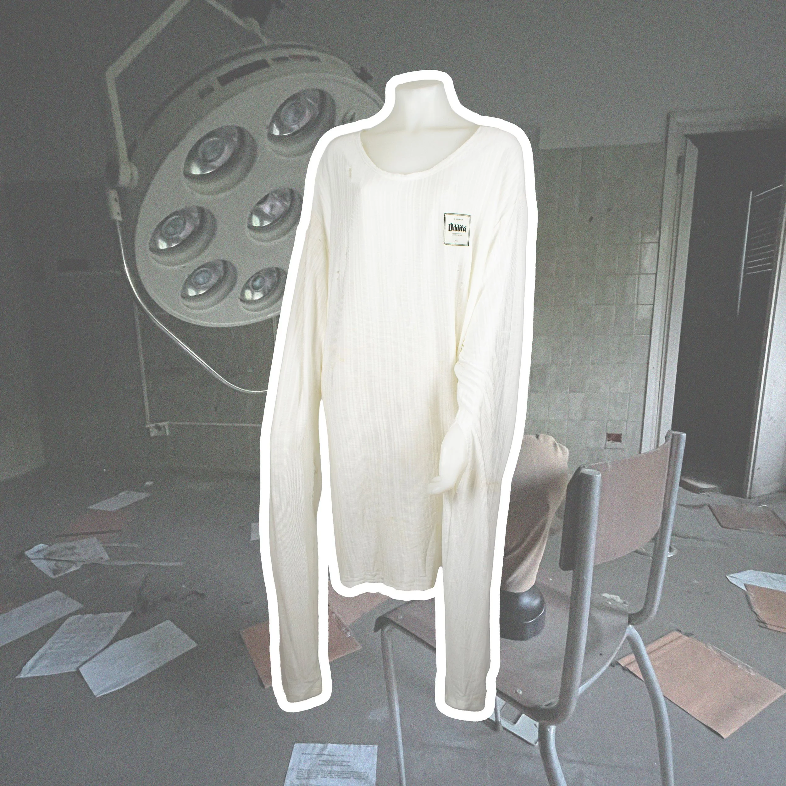 "Escaped" White Jersey