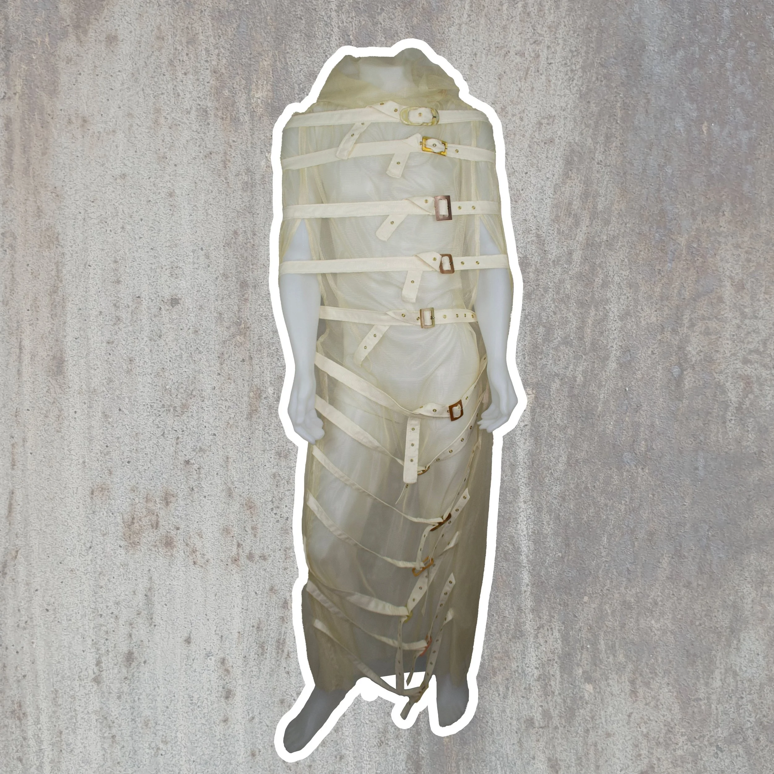 "Trapped in Couture" Restraining Gown