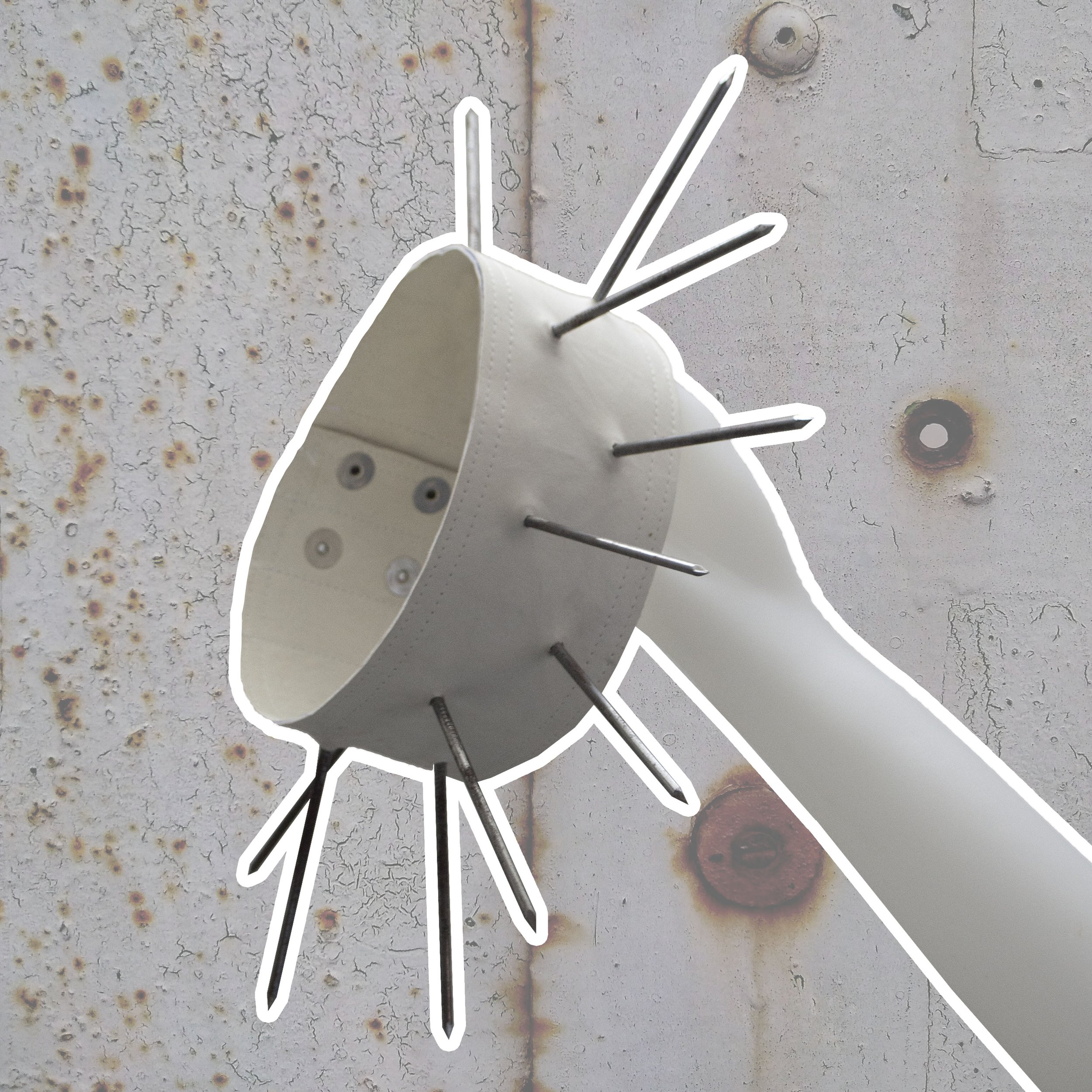 "Nail Me!" Leather* Chocker