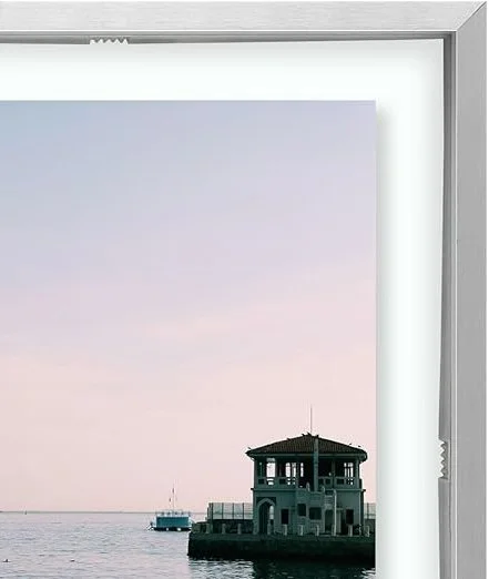 gsa silver metal floating