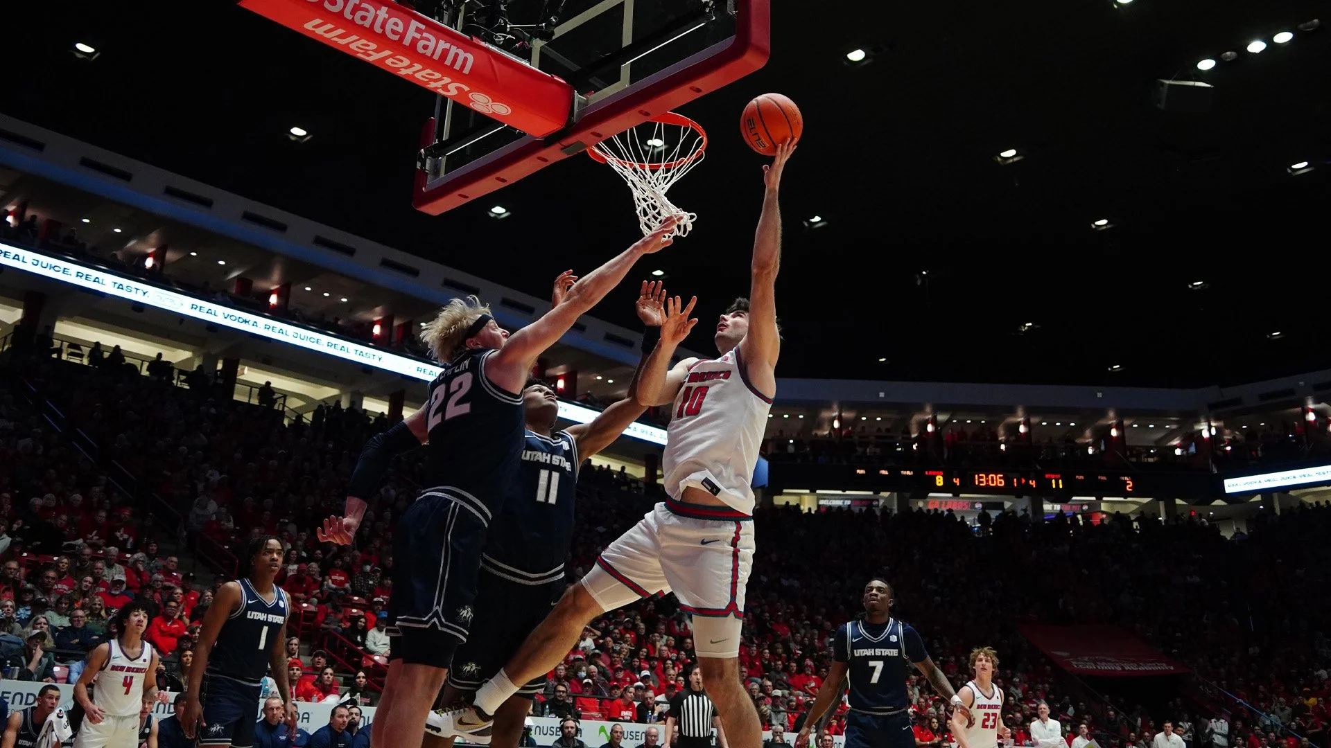 Second-Half Collapse Ends UNM Men’s Basketball’s 23-Game Home Streak