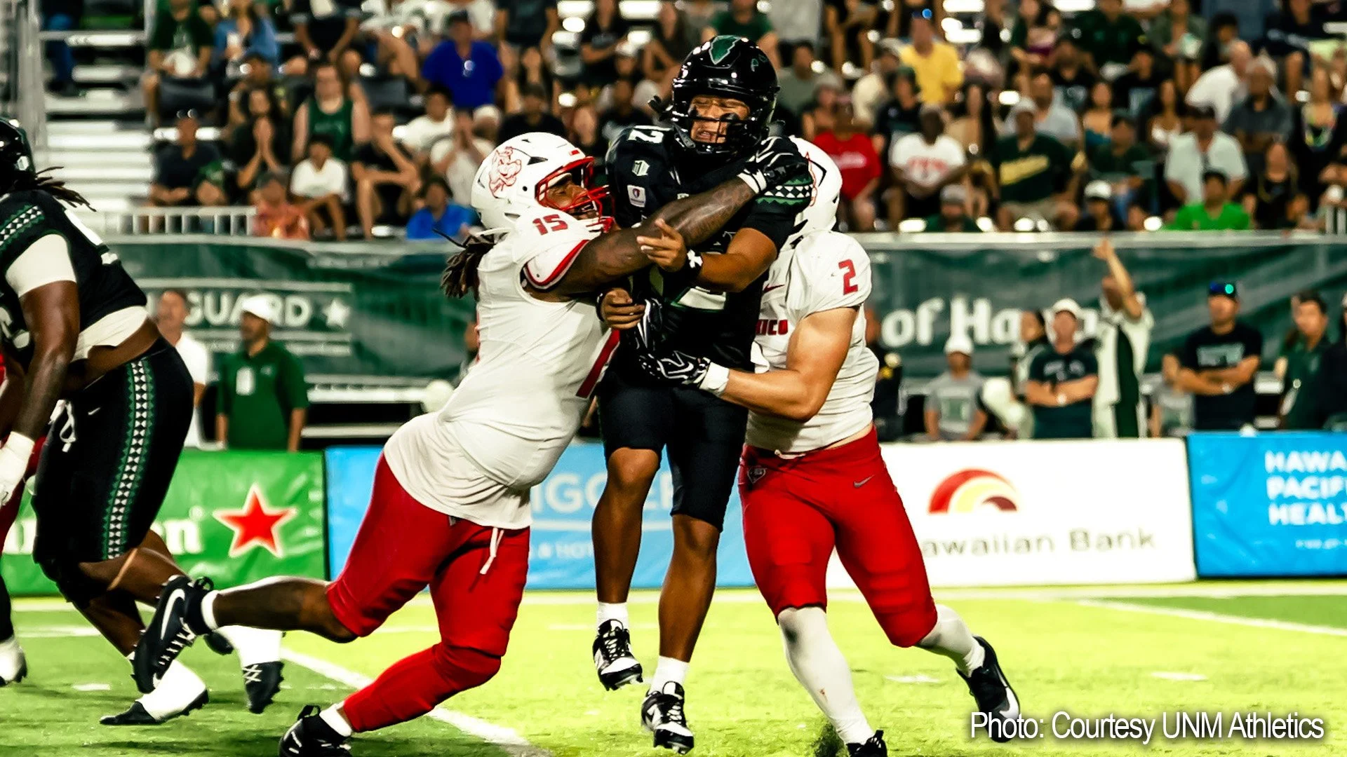 Somehow Over the Rainbows: UNM Football Escapes Hawaii With Crucial Victory