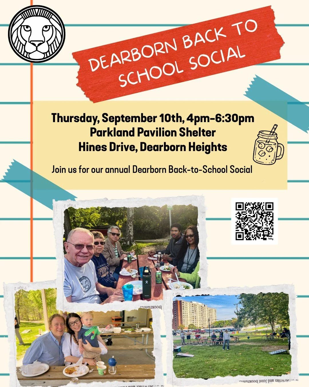 All members are invited to a welcome back social at the Parkland Shelter (first shelter in Edward Hines Park  when entering from west bound Ford Road). We will order food and there will be soft drinks. Beer and wine are allowed. RSVP at leounion.org/