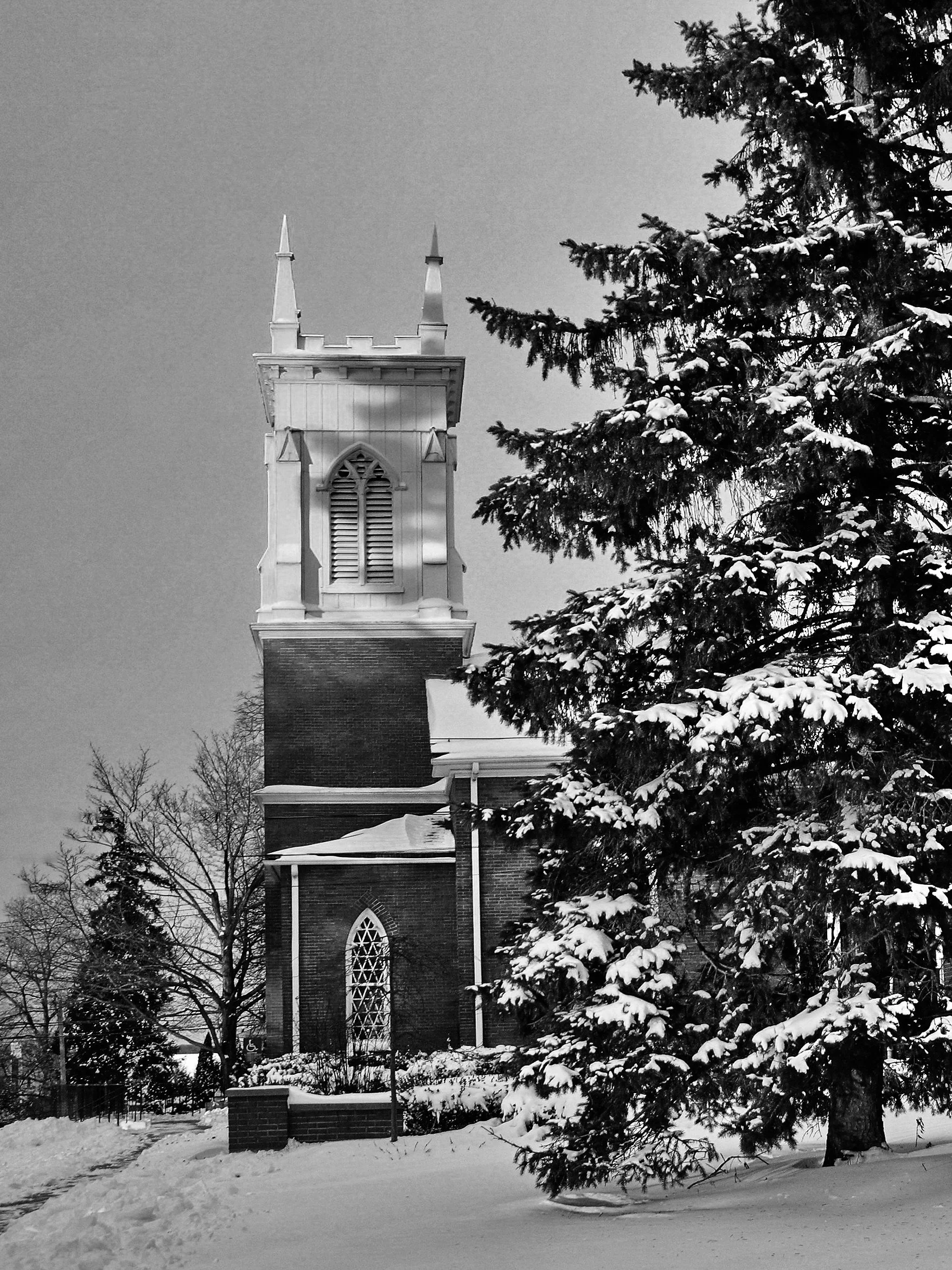 Burning Church The Outsiders Black And White