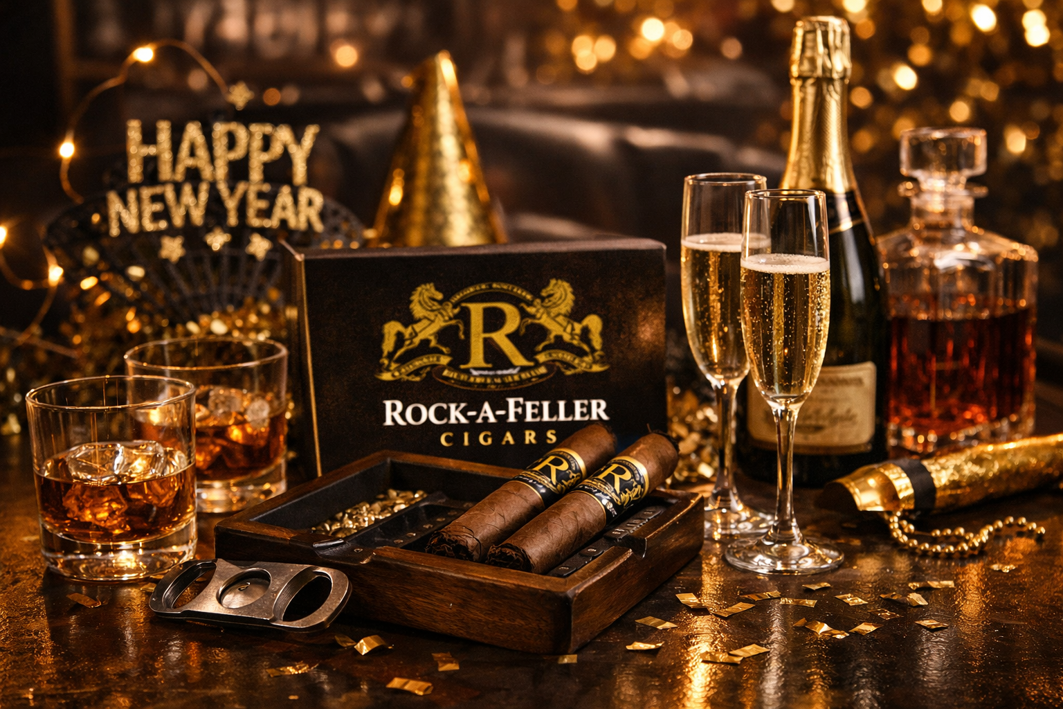 NYE House Party | Rock-A-Feller Cigars