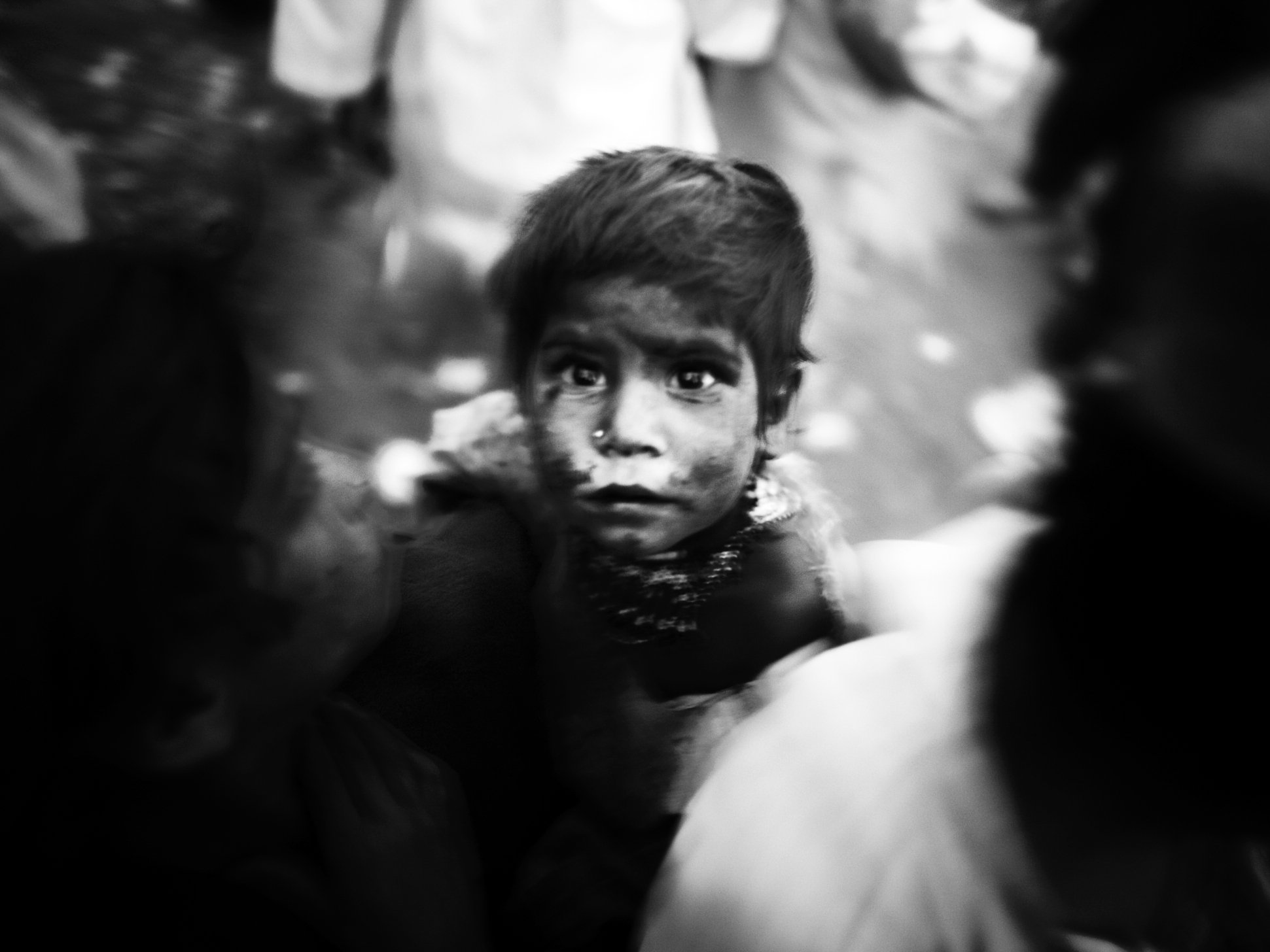 Child in refugee camp. Kabul, 2008