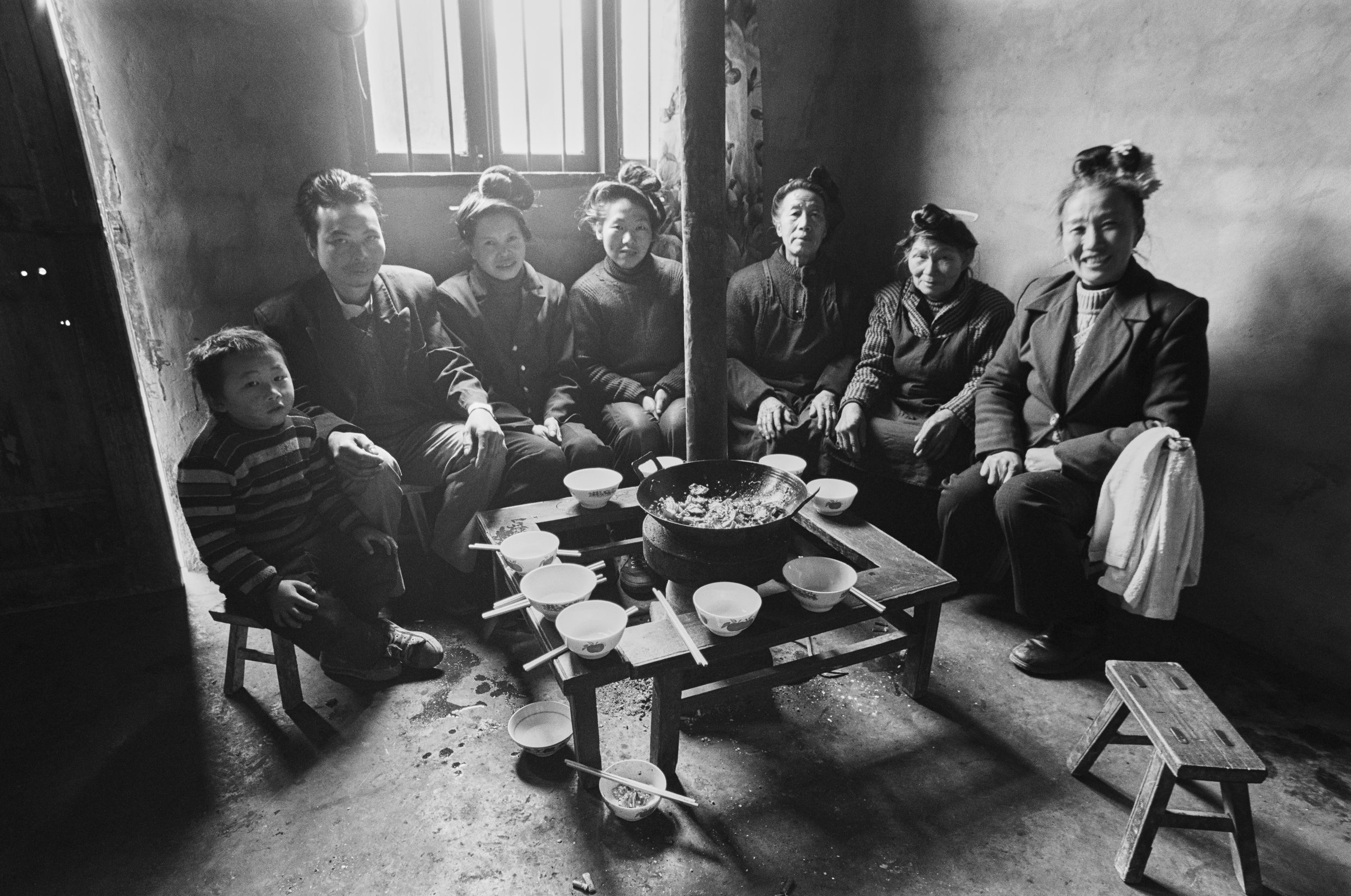 Miao family. Guizhou, China, 2004