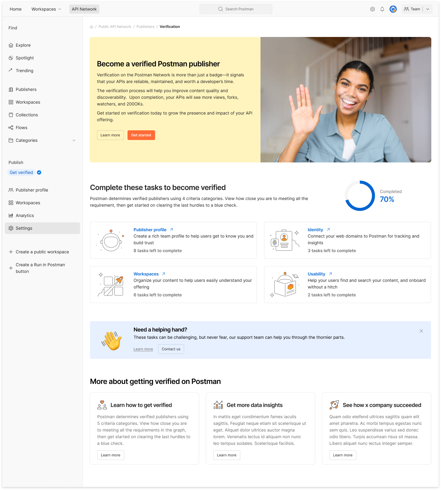 First-use page
