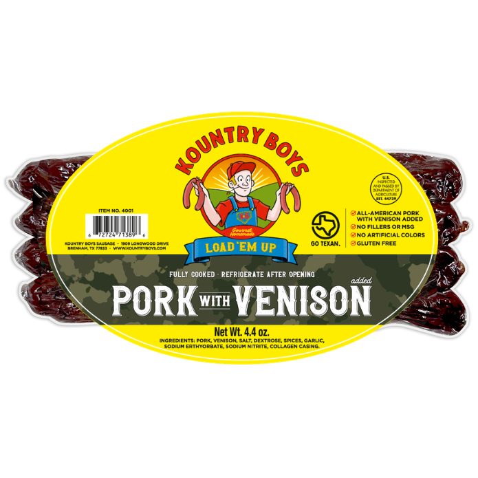 Dried Pork & Venison Sausage