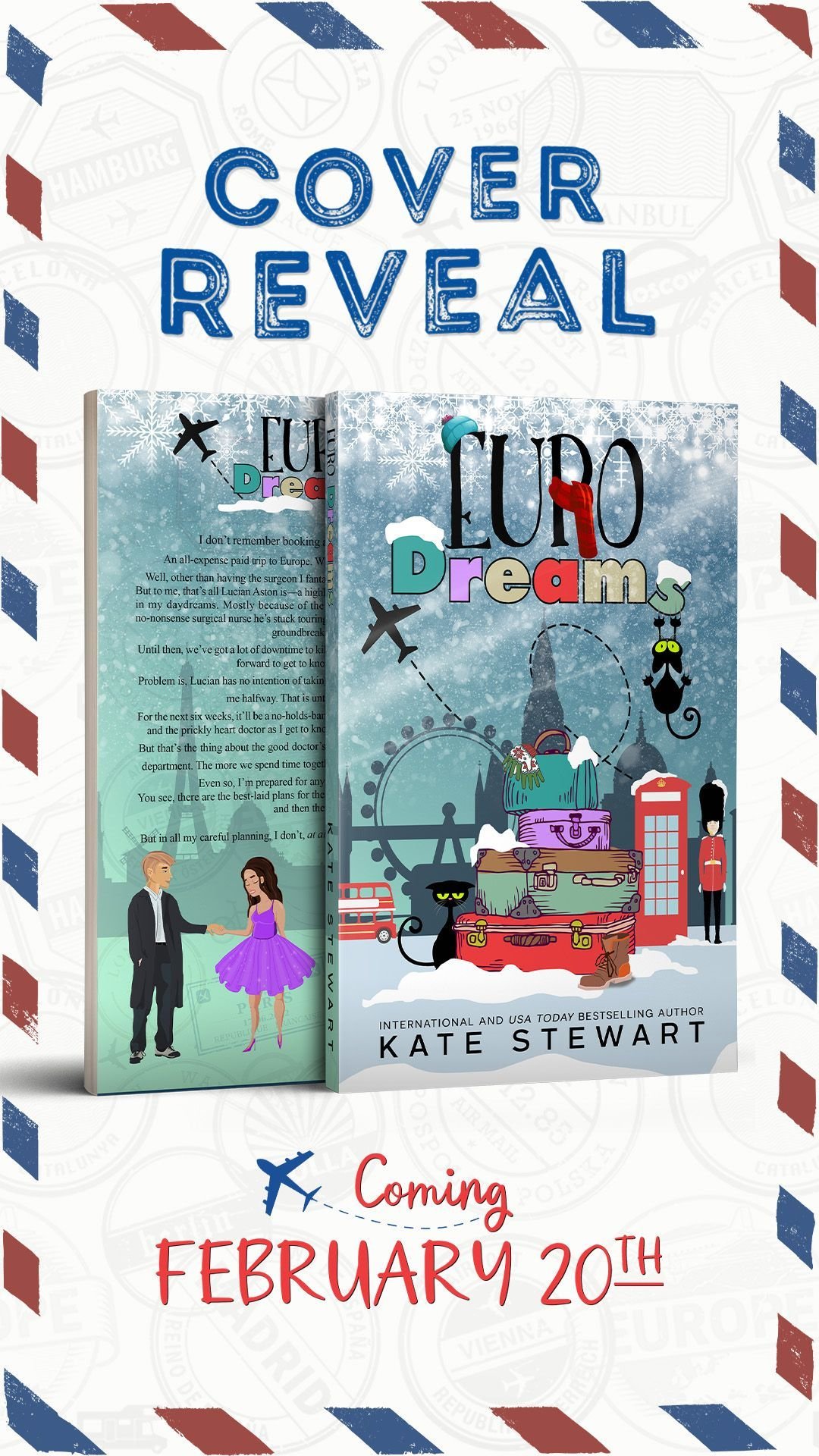 ‘Euro Dreams’ by Kate Stewart: Cover Reveal and Book Teaser