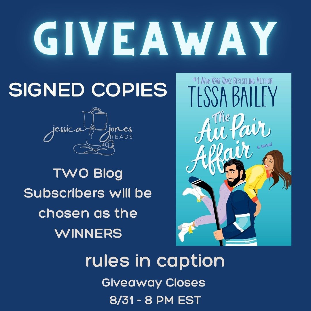 🌞🎉 CLOSED! 🎉🌞Winners contacted!

Hey book lovers, August is HOT and so is this month's giveaway prize! 🔥📚☀️

I'm giving away two signed copies of &quot;The Au Pair Affair&quot; by @tessabaileyisanauthor to two lucky winners! This steamy contemp