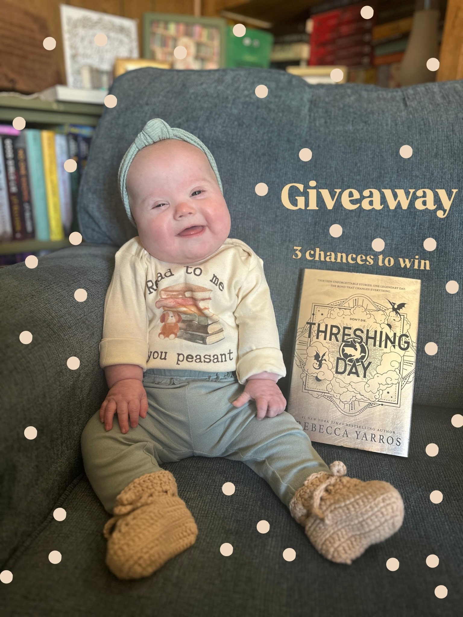 Caroline is giving away 3 first edition copies of THRESHING DAY!

How to enter:

FOLLOW @ladybergamotslibrary
LIKE this post
COMMENT on this post with the best book you&rsquo;ve read this year!

Bonus entries:
REPOST this post 
SUBSCRIBE to ladyberga