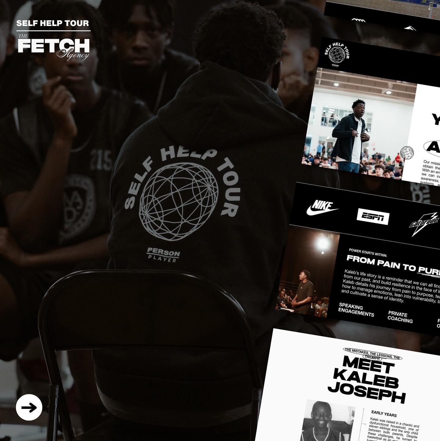 It&rsquo;s been a while since we have launched this project, but I have to spotlight this website &amp; this mission:

Kaleb has such a unique story and ability to connect with athletes, their families, and their coaches from around the country to ta