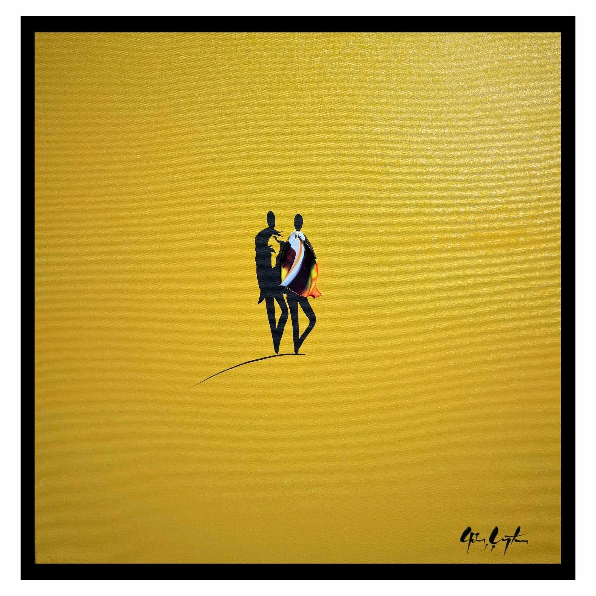 Union of Self and Shadows, 50x50 cm