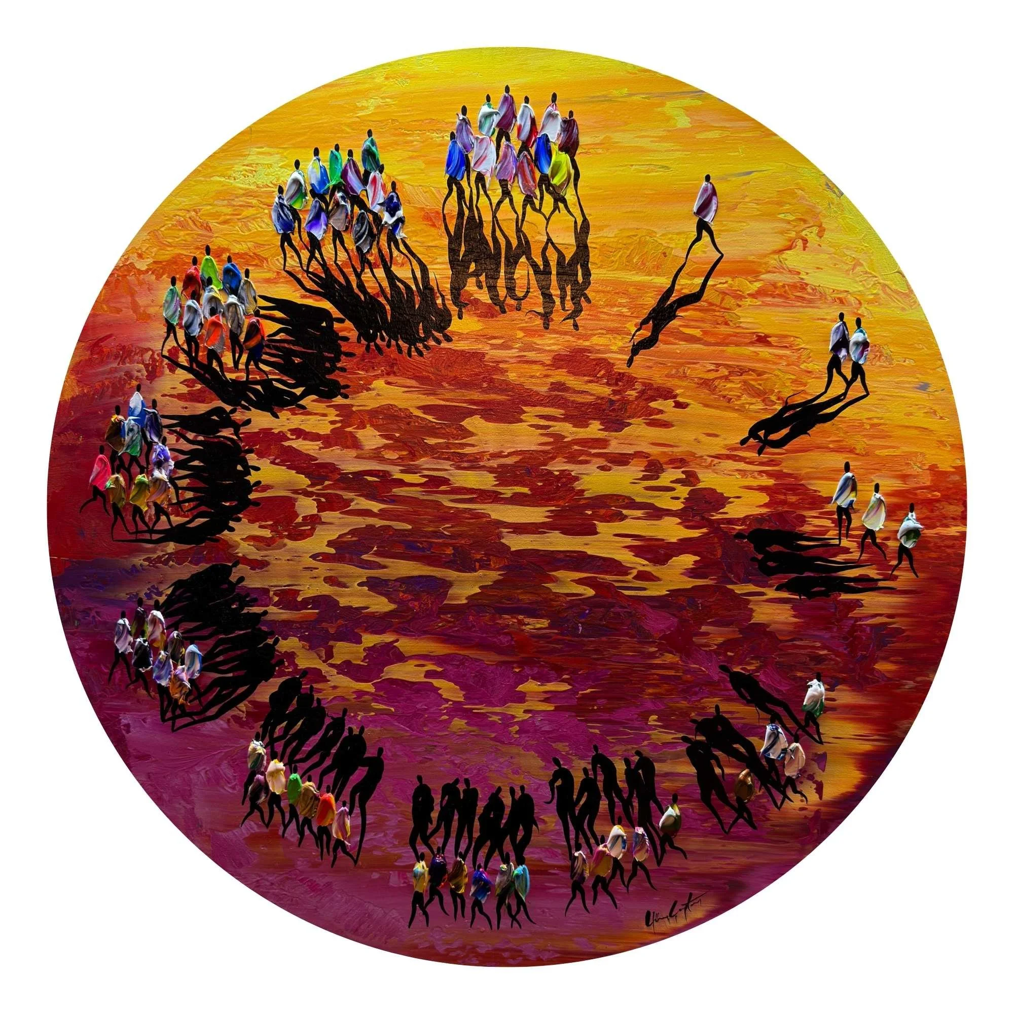 Cycle of Emotions , ⌀100 cm