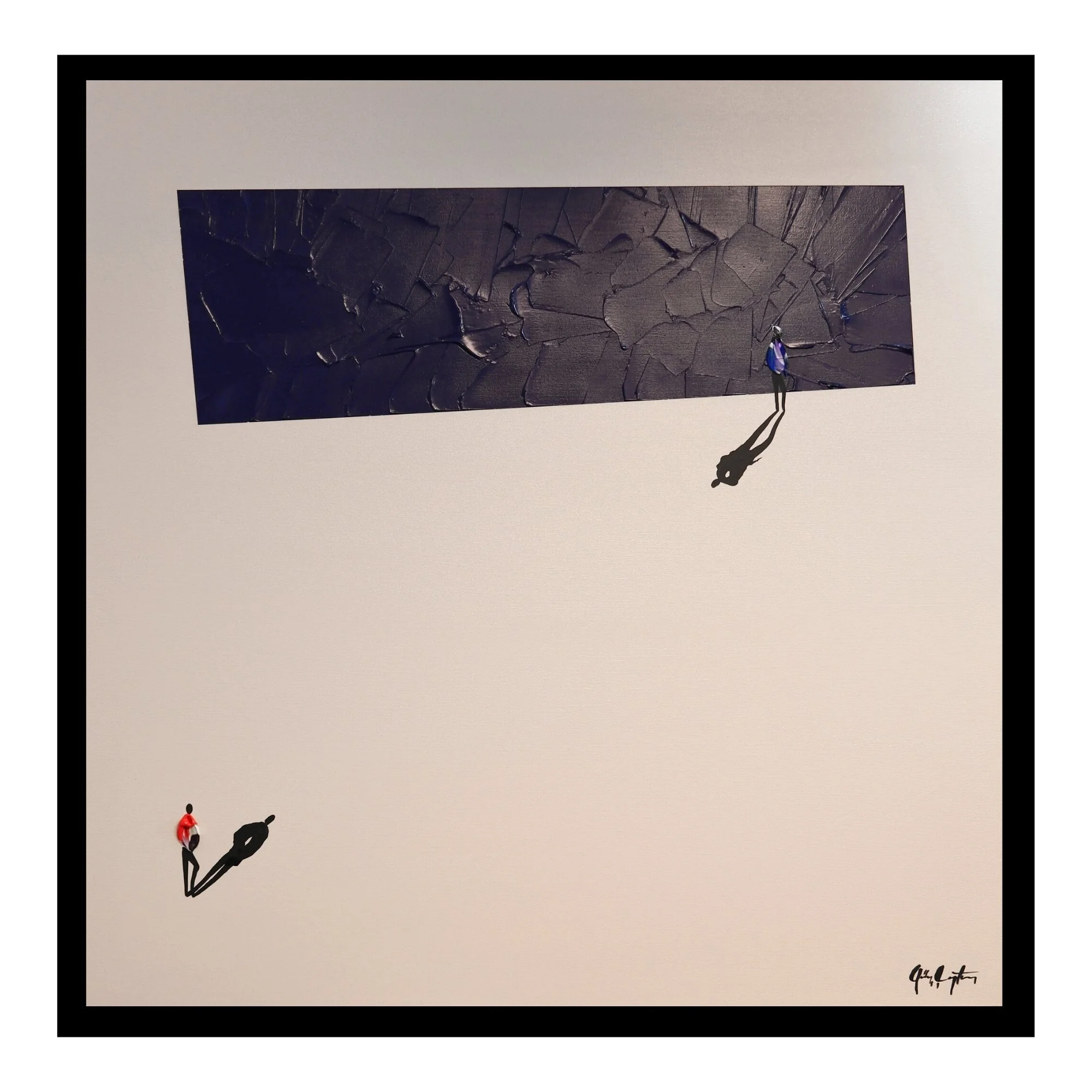 The Hidden One, 100x100 cm