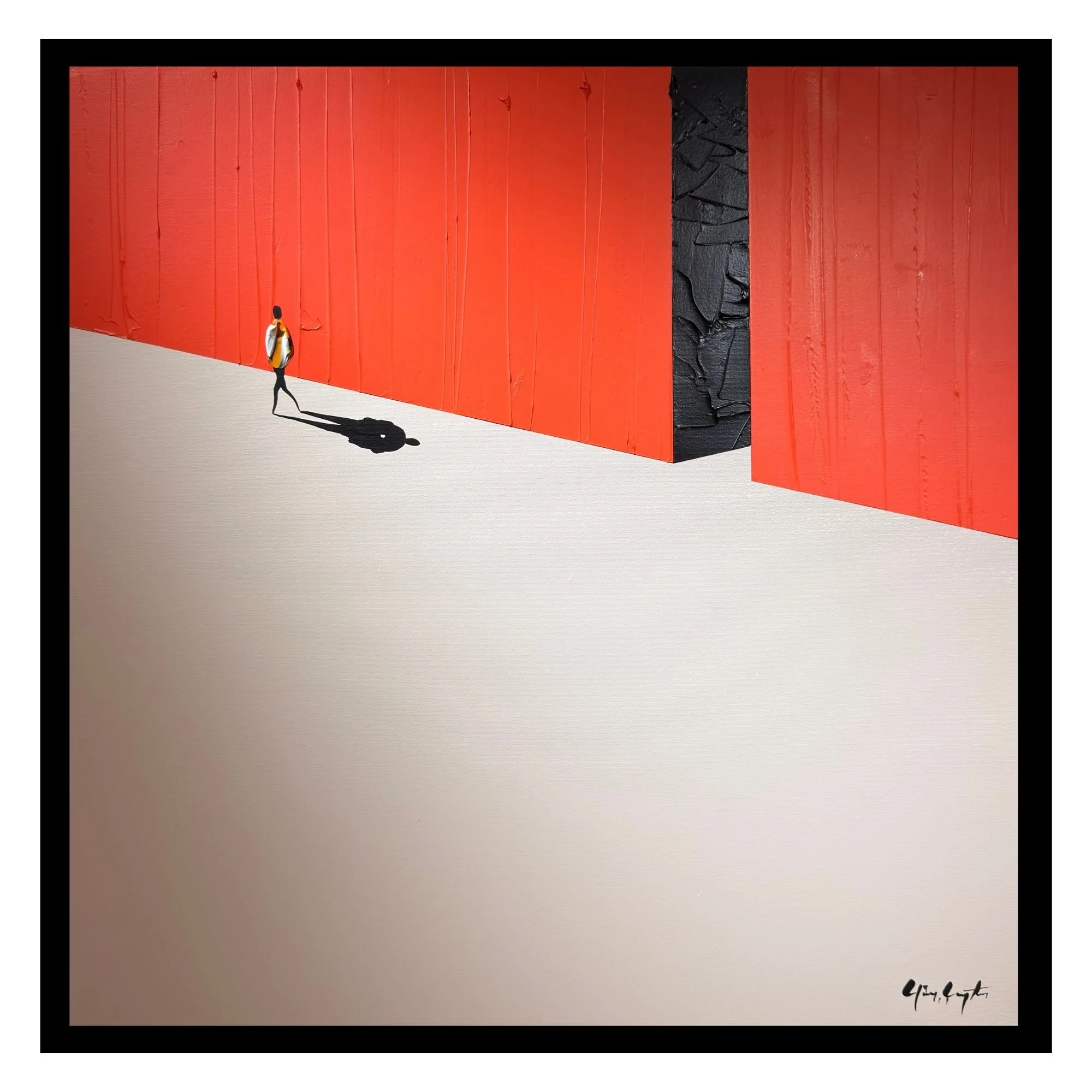 The Encounter, 80x80 cm