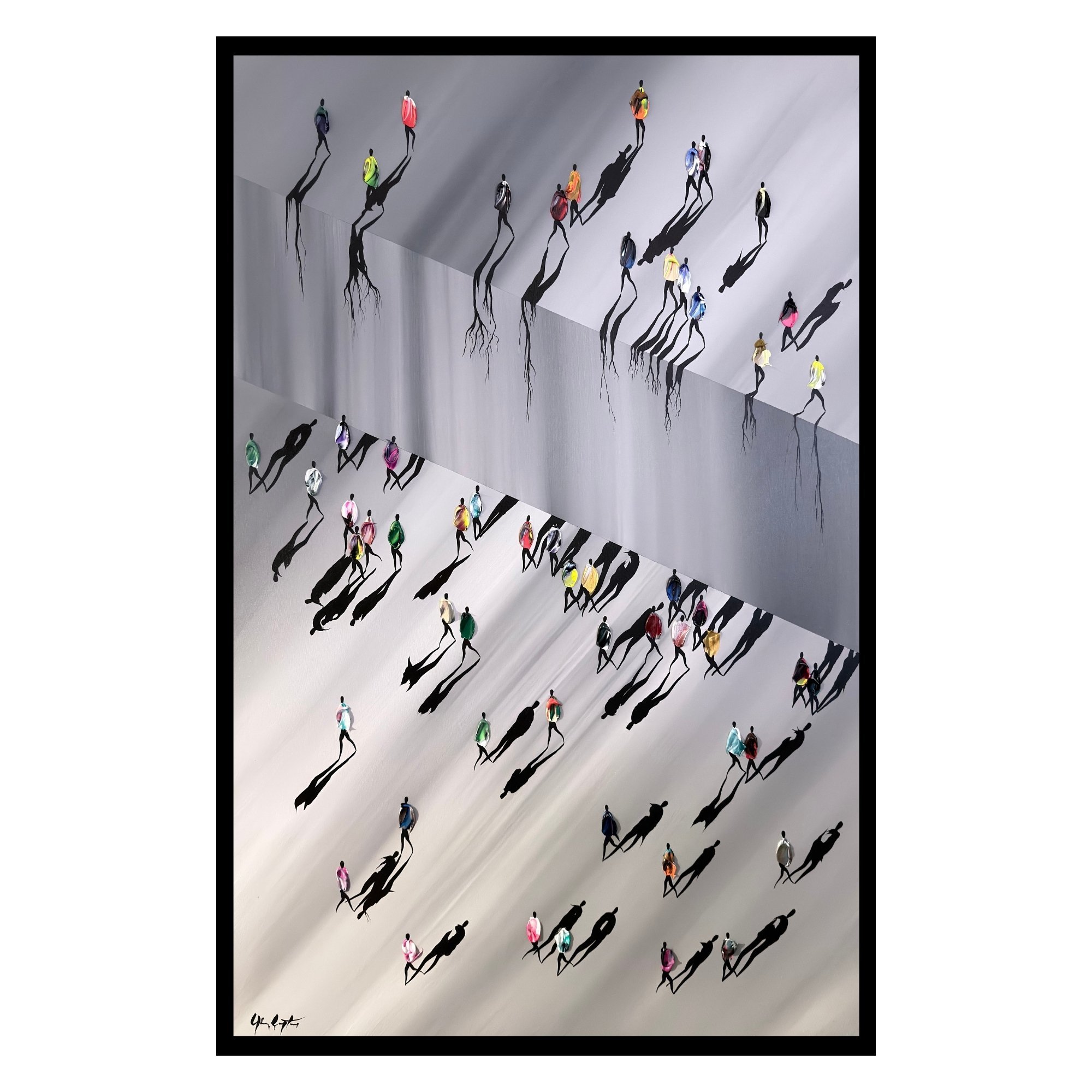 Shadows World / 1. The Edge, 100x150 cm