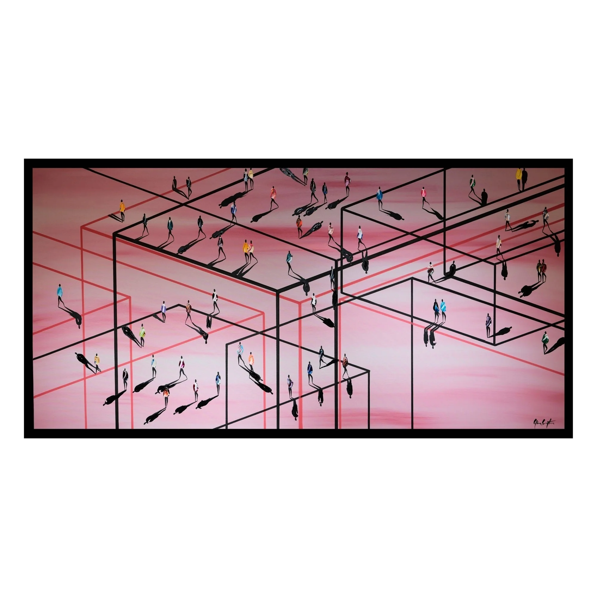 Lines of Existence, 100x200 cm