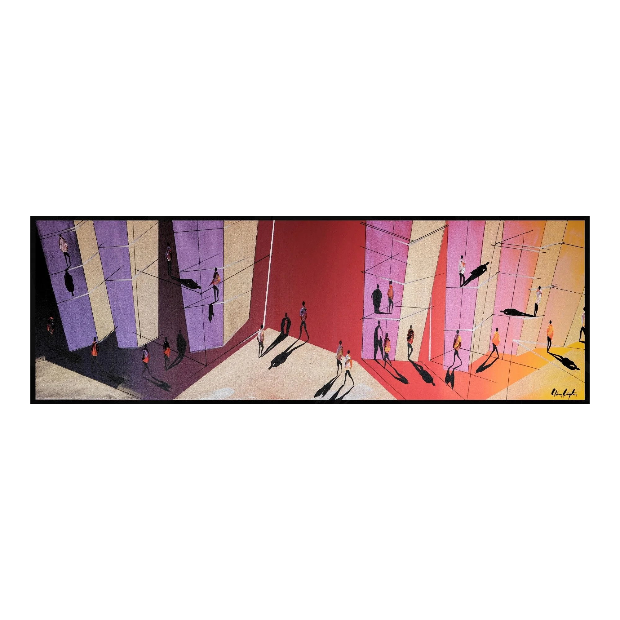 The Rooms We Hide In, 50x150 cm