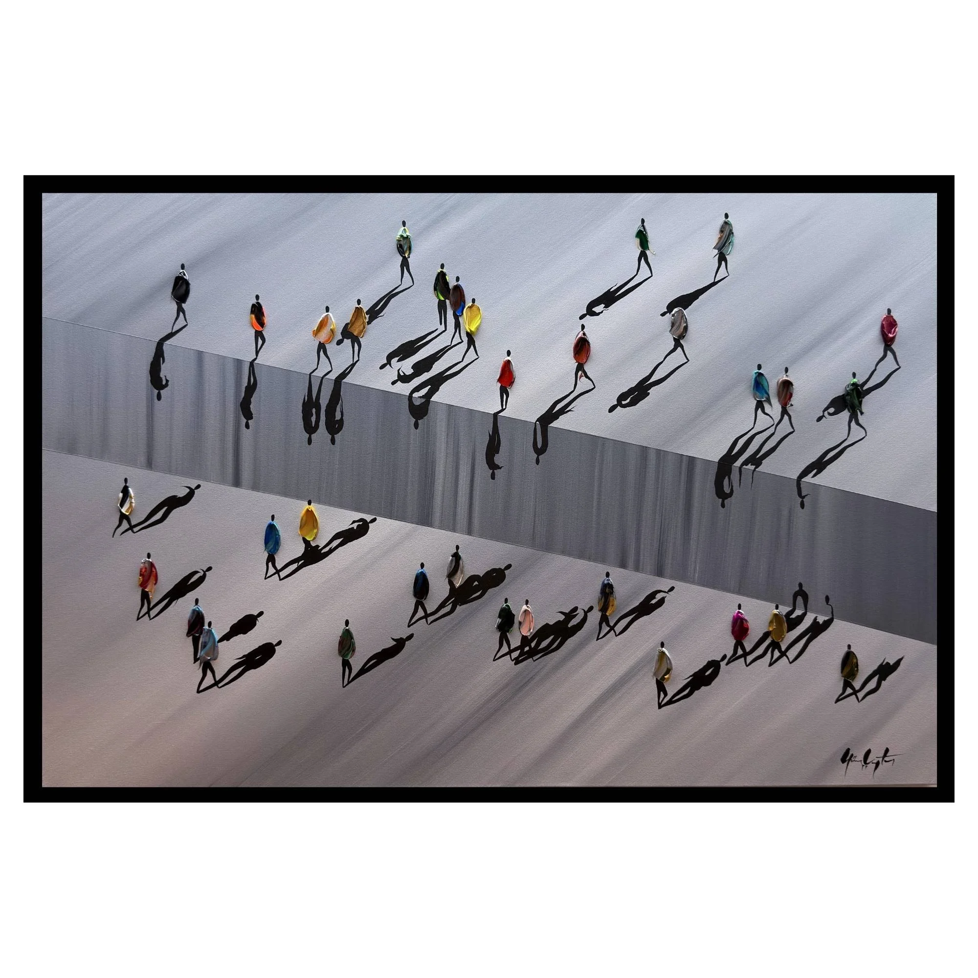 Shadows World / 4. Mirror Your Feelings, 80x120 cm