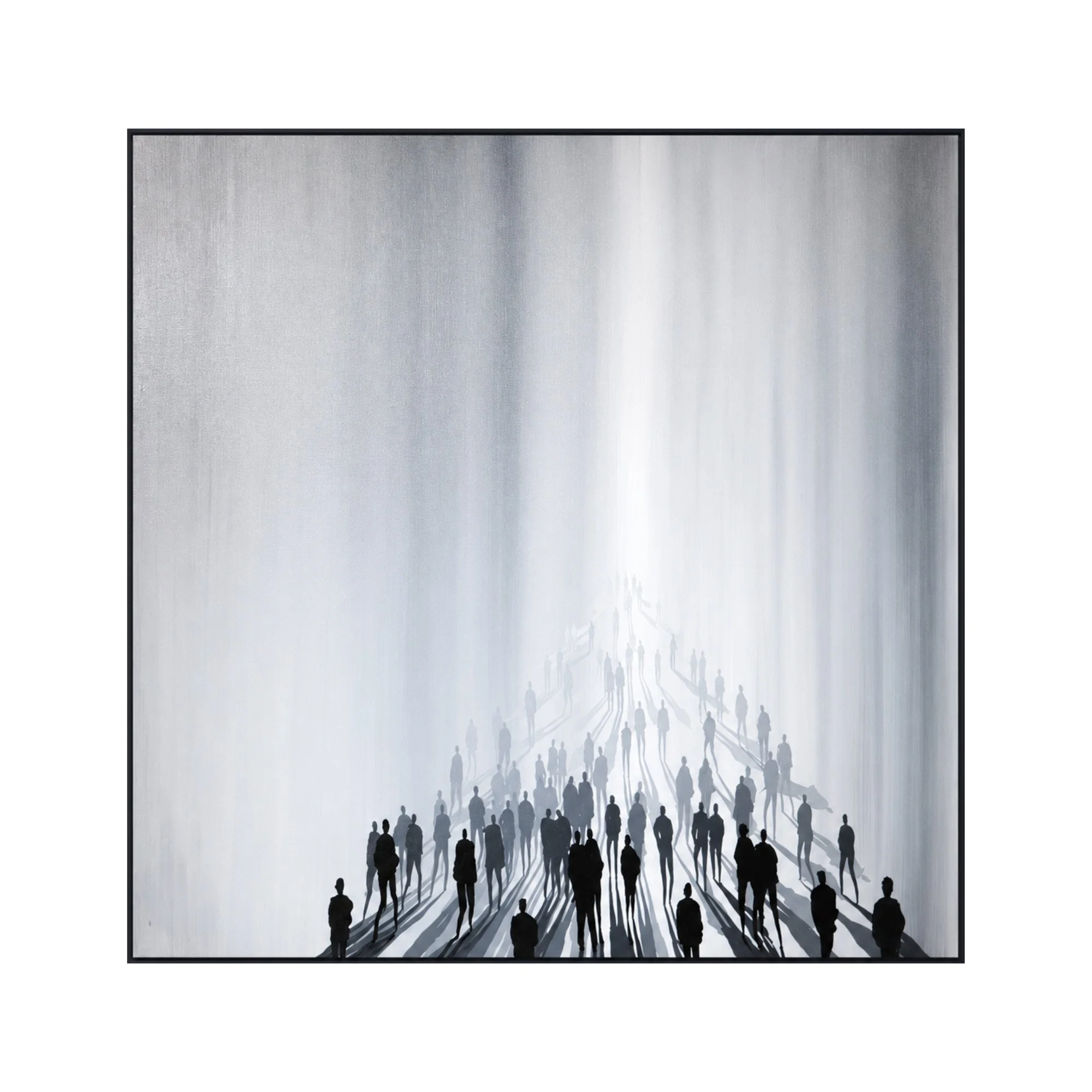 Into The Unknown, 100x100 cm