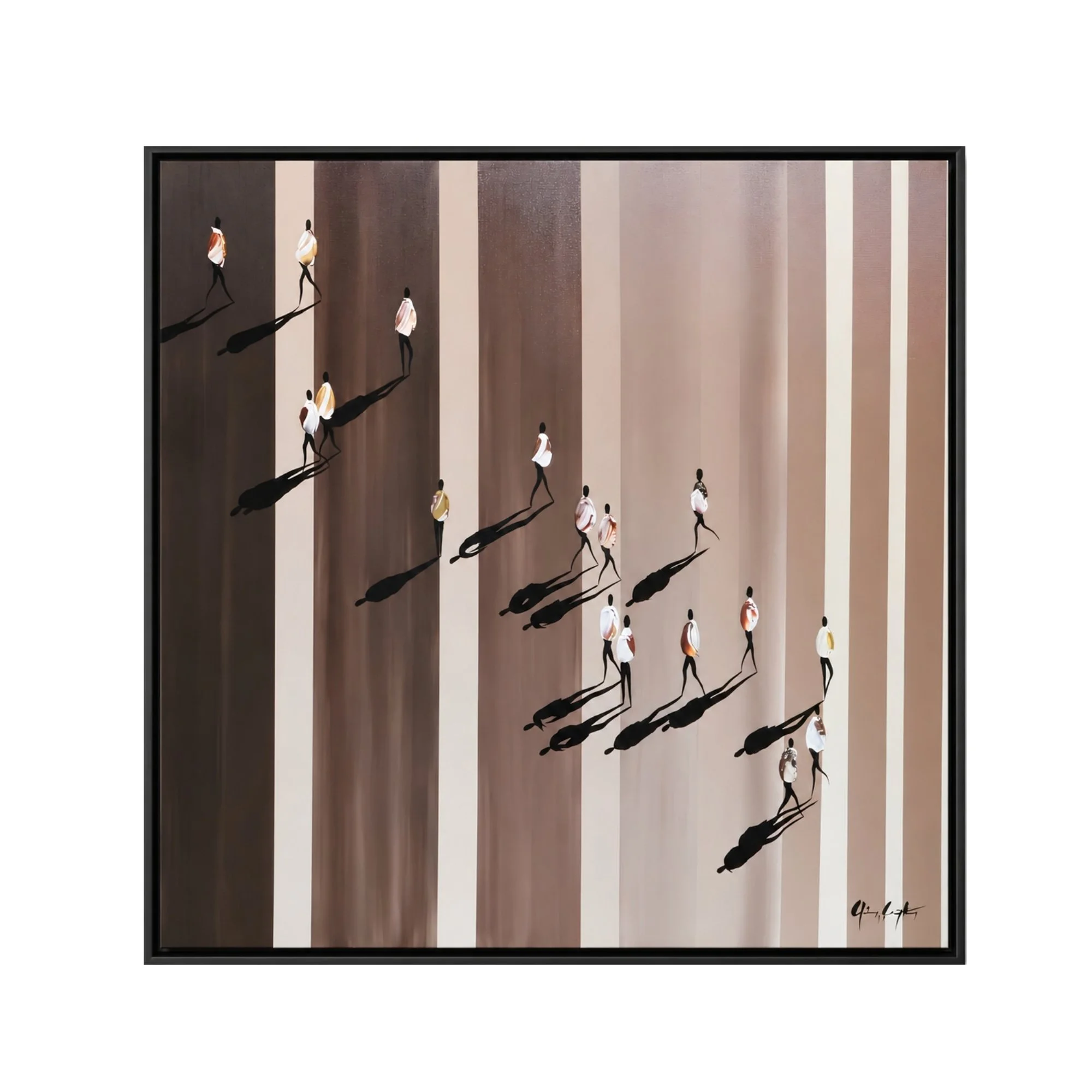 The Space We Share, 100x100 cm