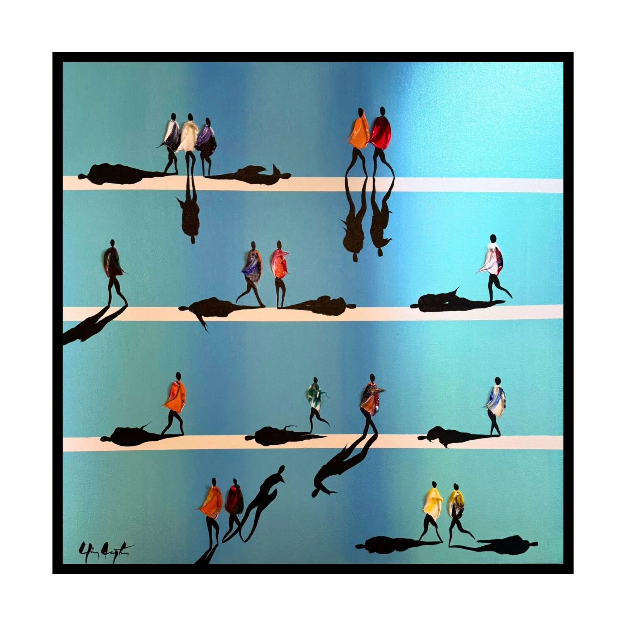 Through My Soul, 80x80 cm