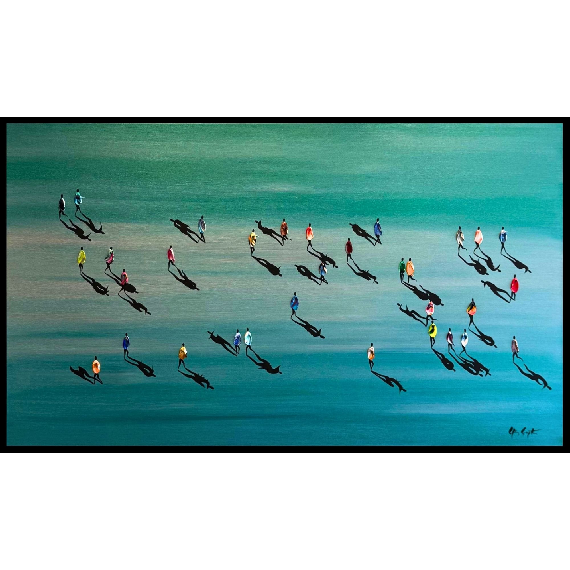 Endless Ocean, 100×150 cm