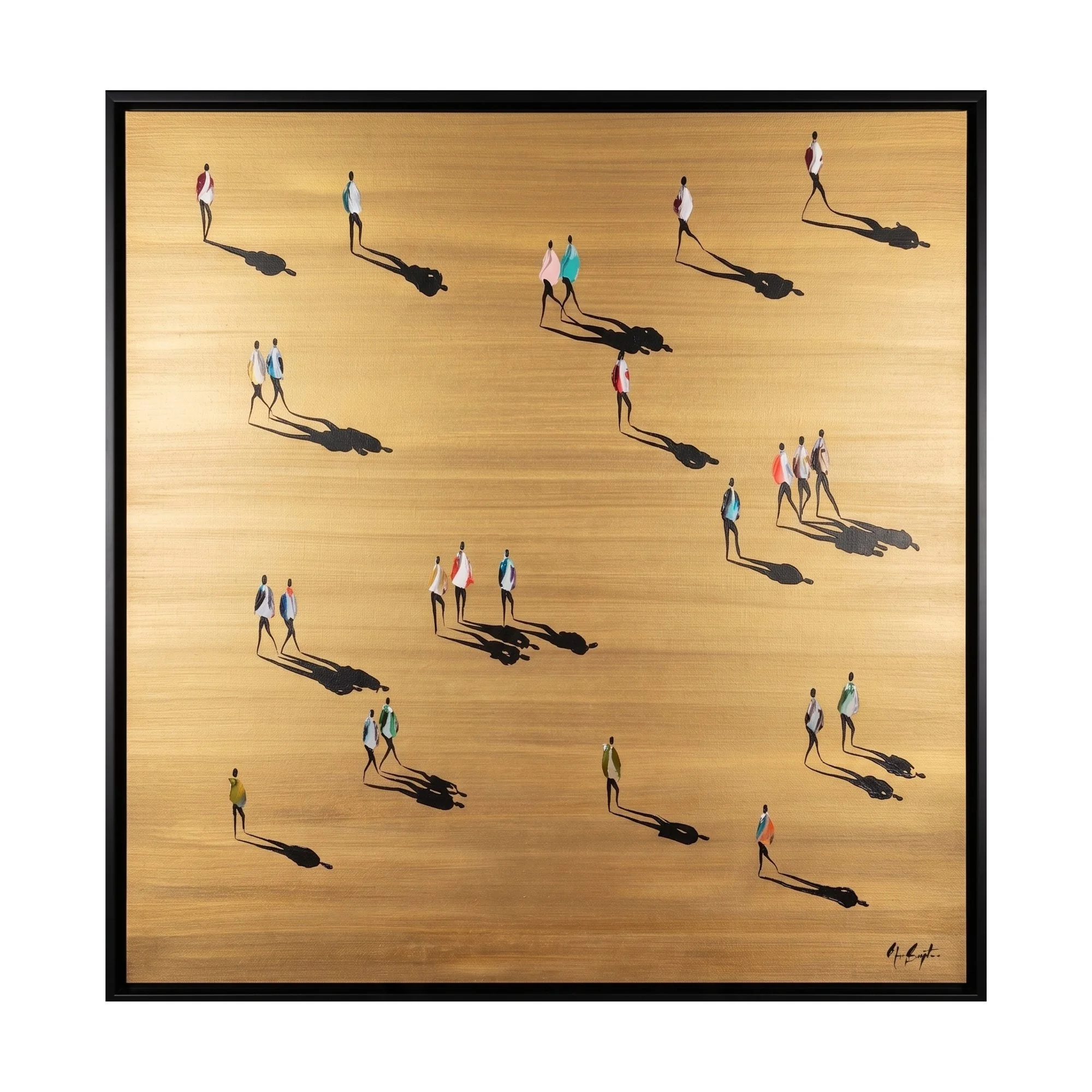 Quiet Encounters, 120x120 cm