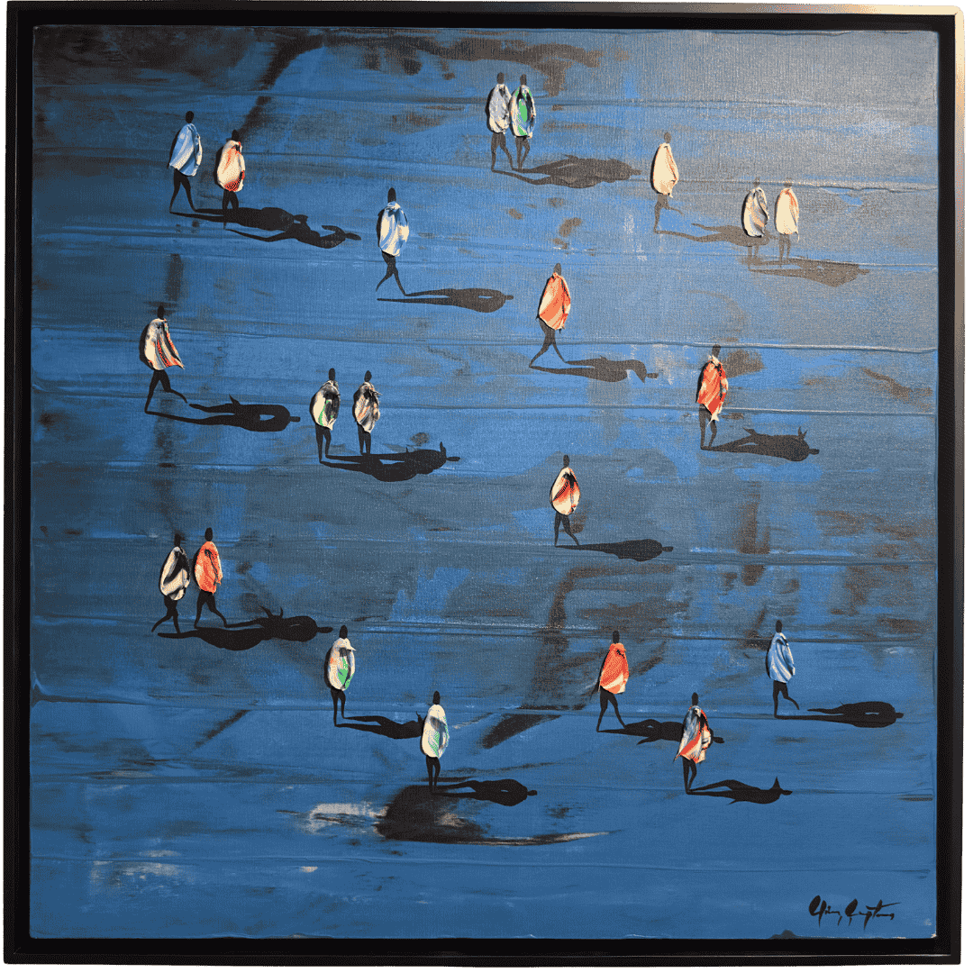 Dark Nights, 80x80 cm
