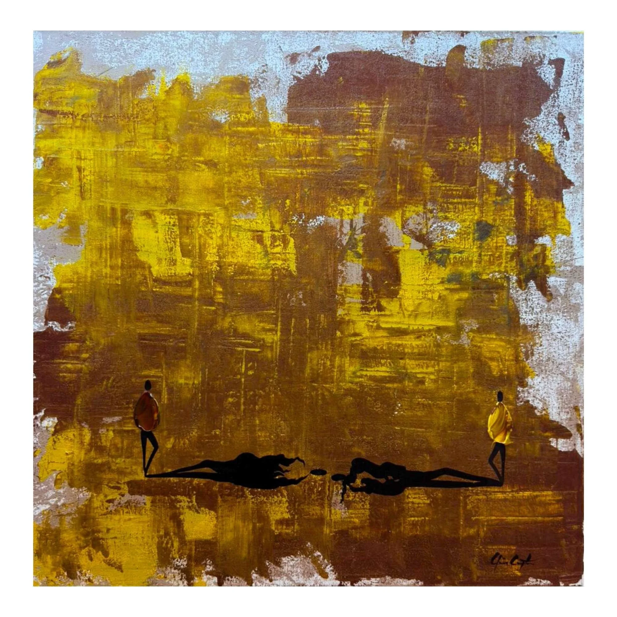 Texture of Time, 80x80 cm