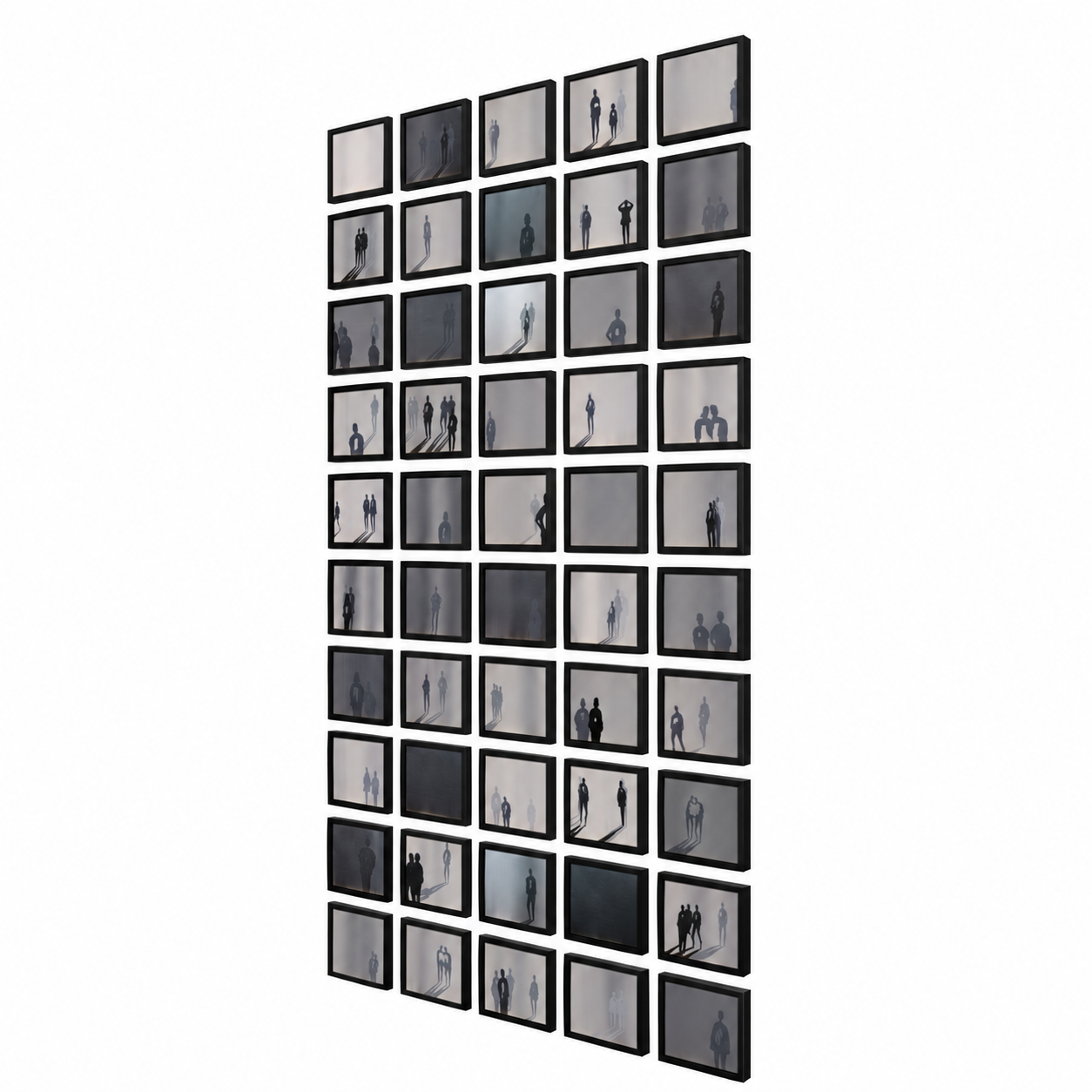 Fifty framed canvases in a five-by-ten grid (1).png
