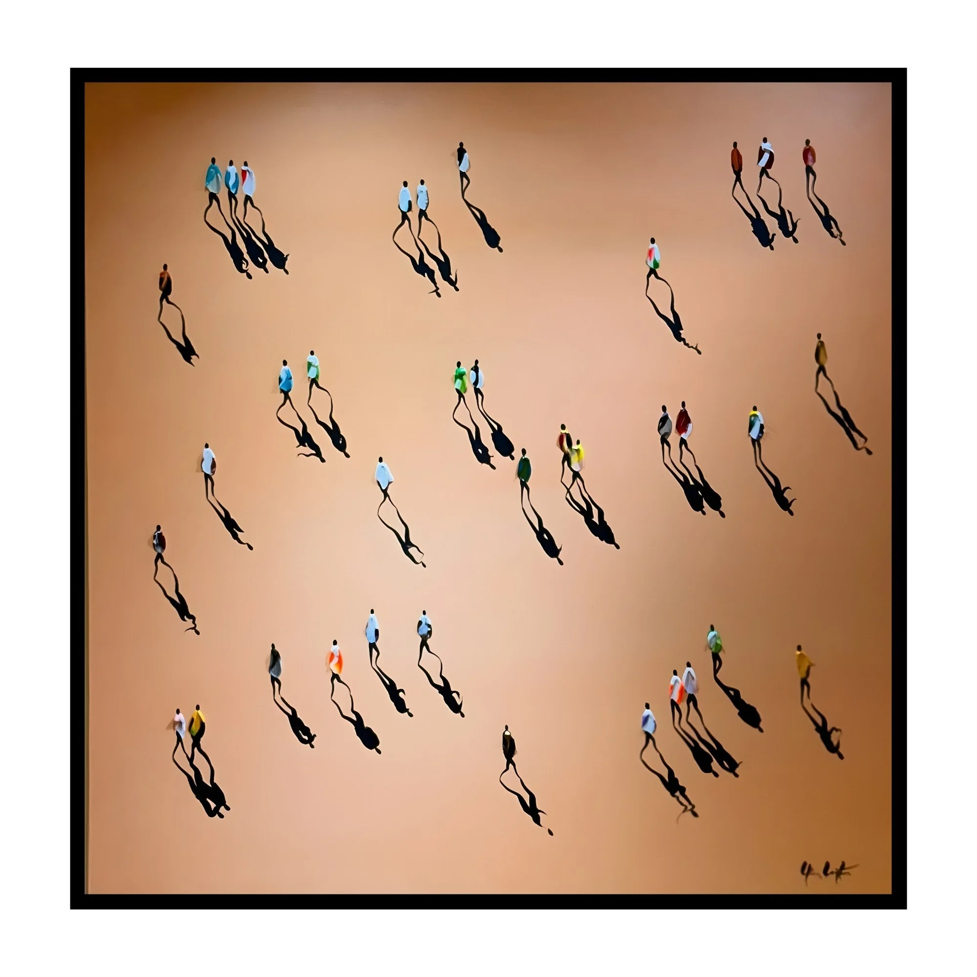 Where Our Shadows Meet, 120x120 cm