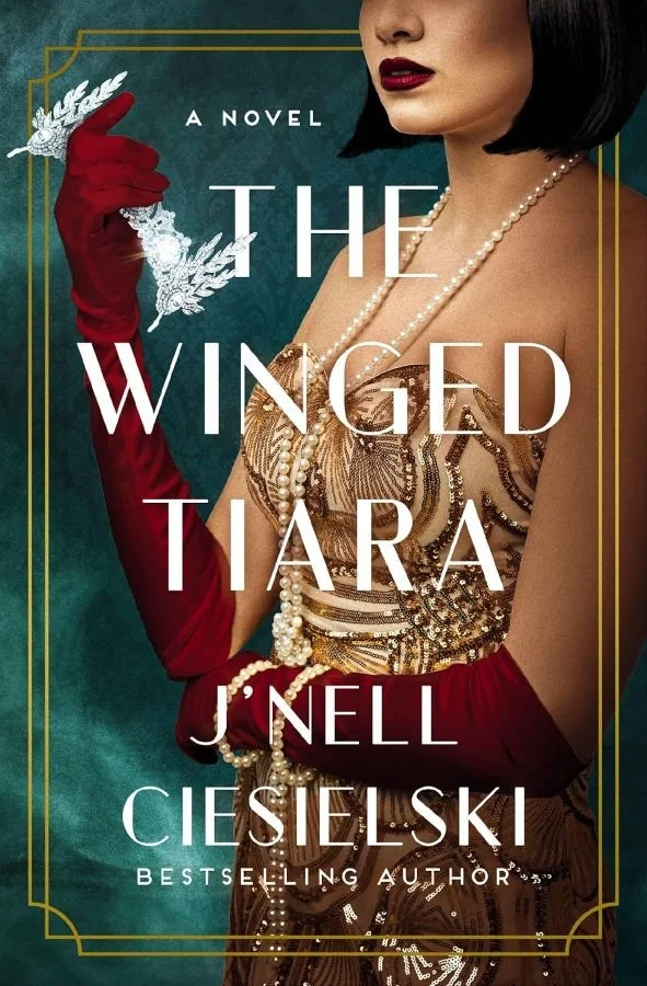   The Winged Tiara   by  J'nell Ciesielski  (line edit and copywriting) | Diamonds and danger dazzle in Ciesielski's latest enchanting romp through post-war Europe as estranged spouses and jewel thieves hunt an elusive Valkyrie tiara. |  Publishers W
