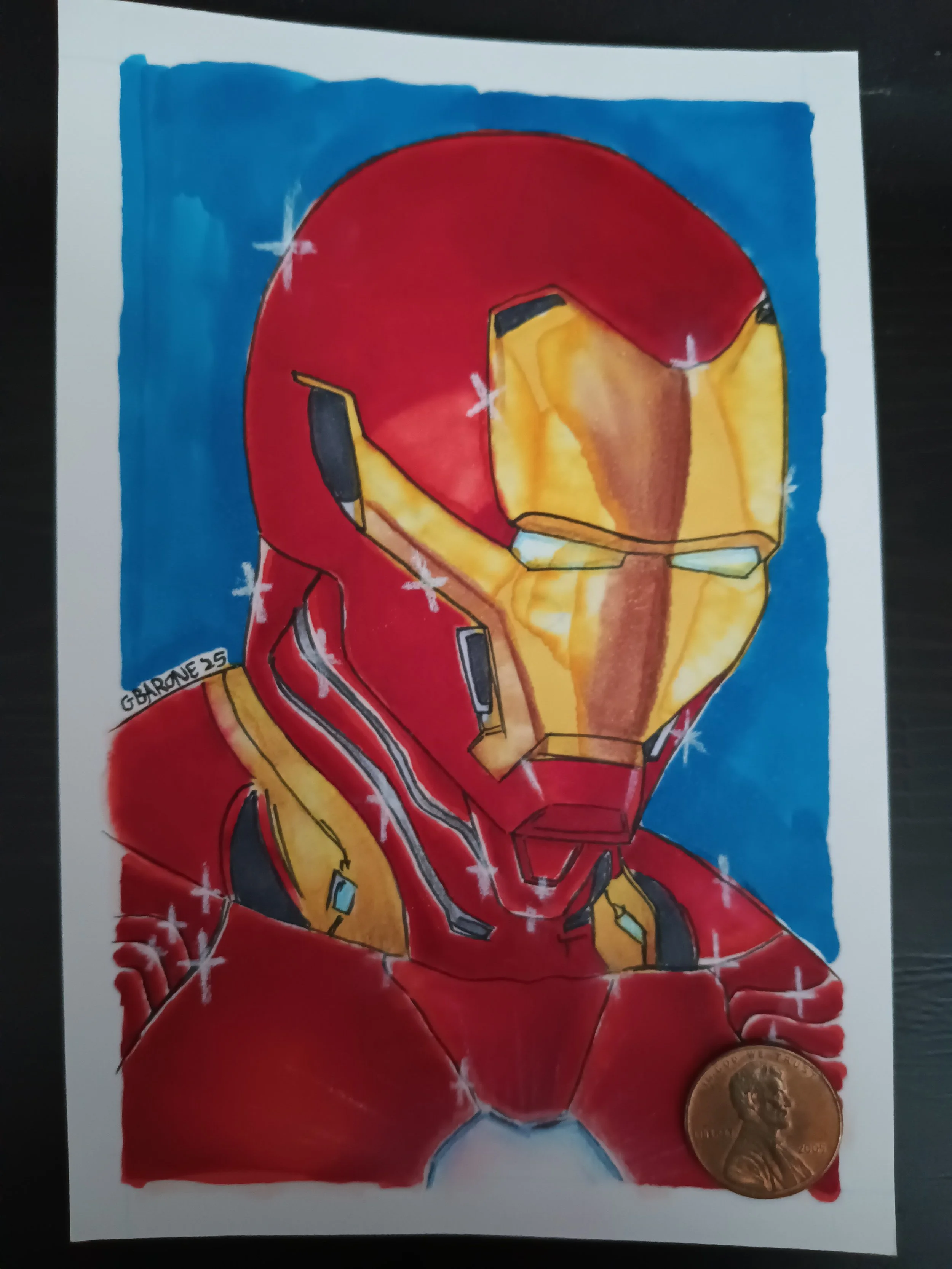 New IronMan post card head shot