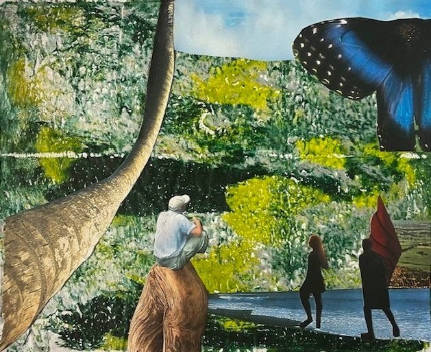 Fly tenderly - 12 x 9"