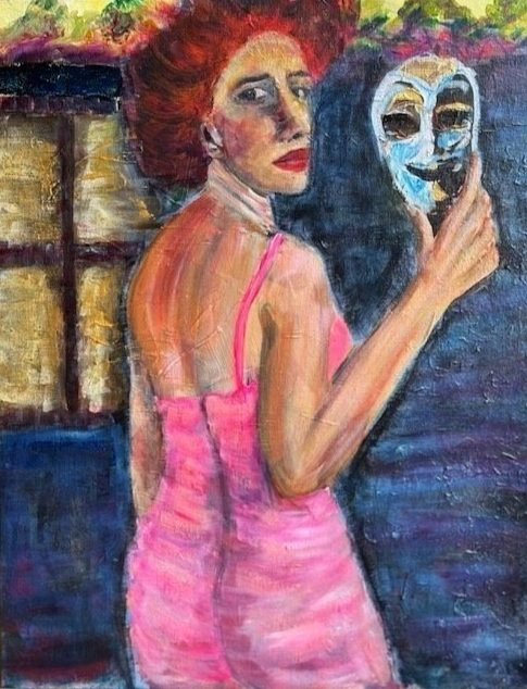 Alliterated Ambiguity - acrylic on canvas - 20 X 16"