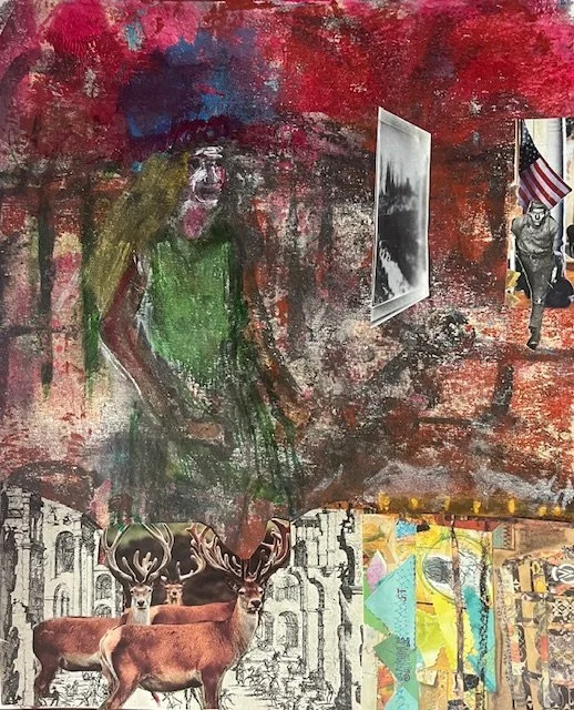 Collage on Monotypes