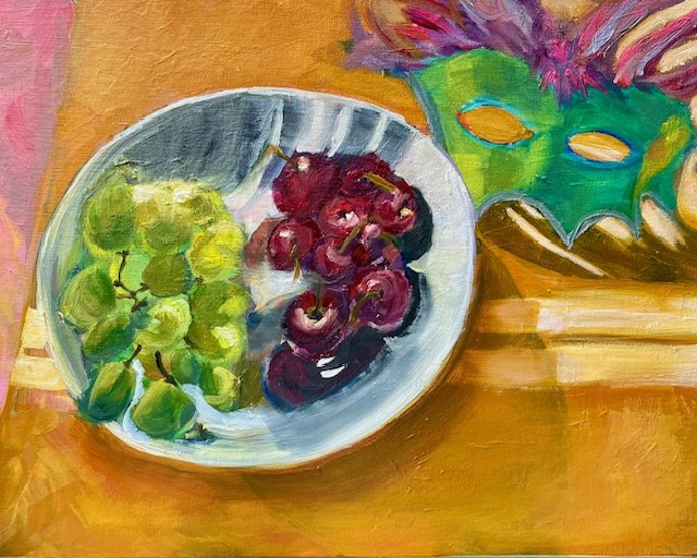 Parade Snack - oil on canvas board - 11 x 14"