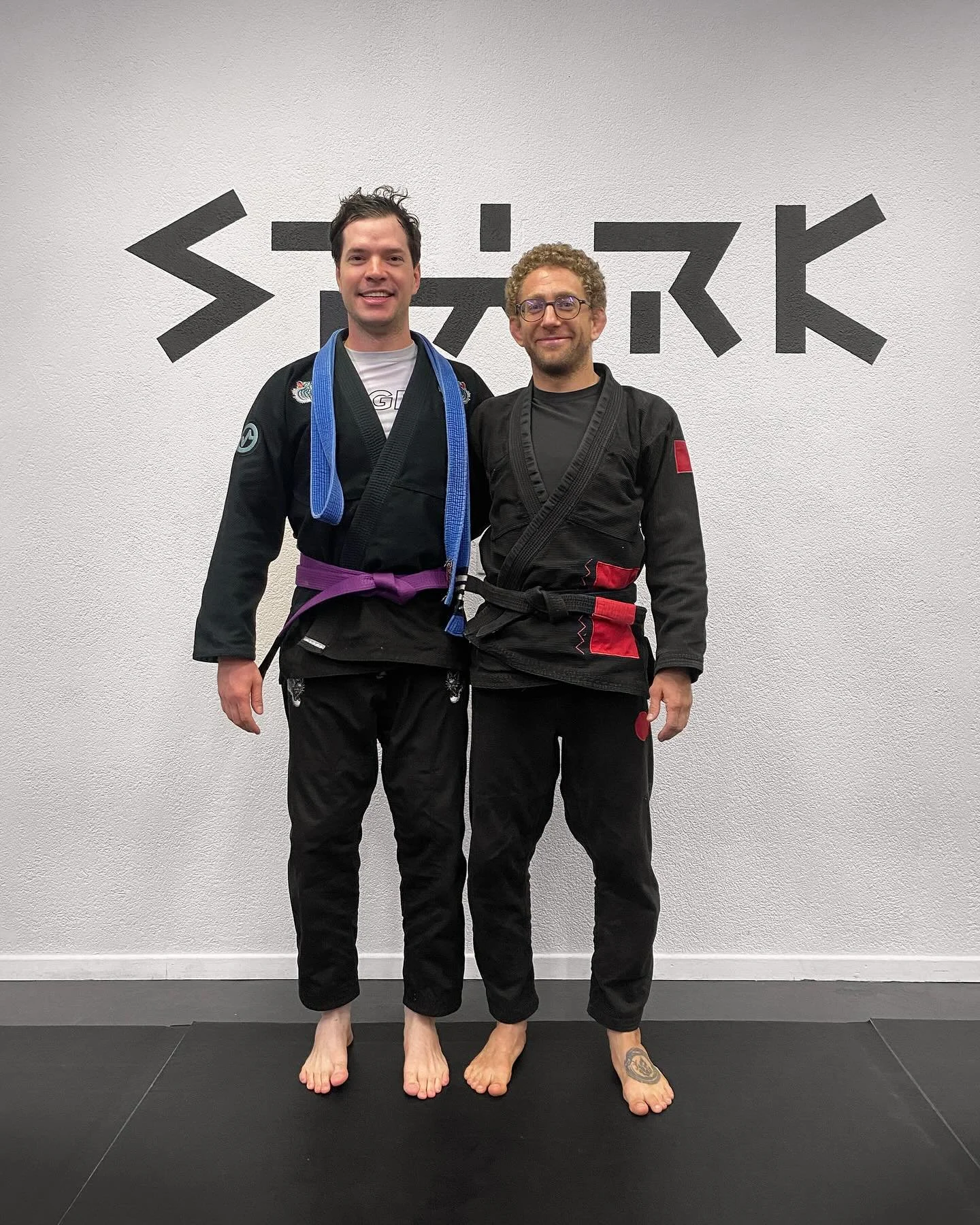 Long awaited new belt for our excellent Raffi last week. Congrats! 👾