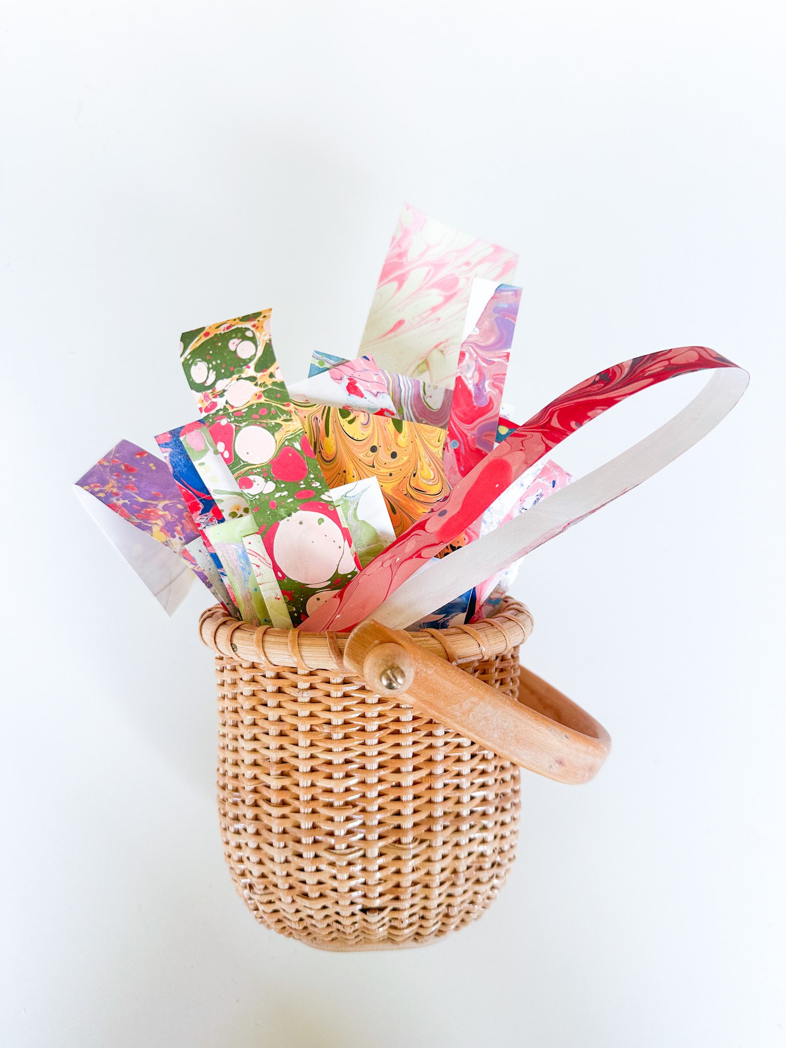 Handmarbled Paper Ends