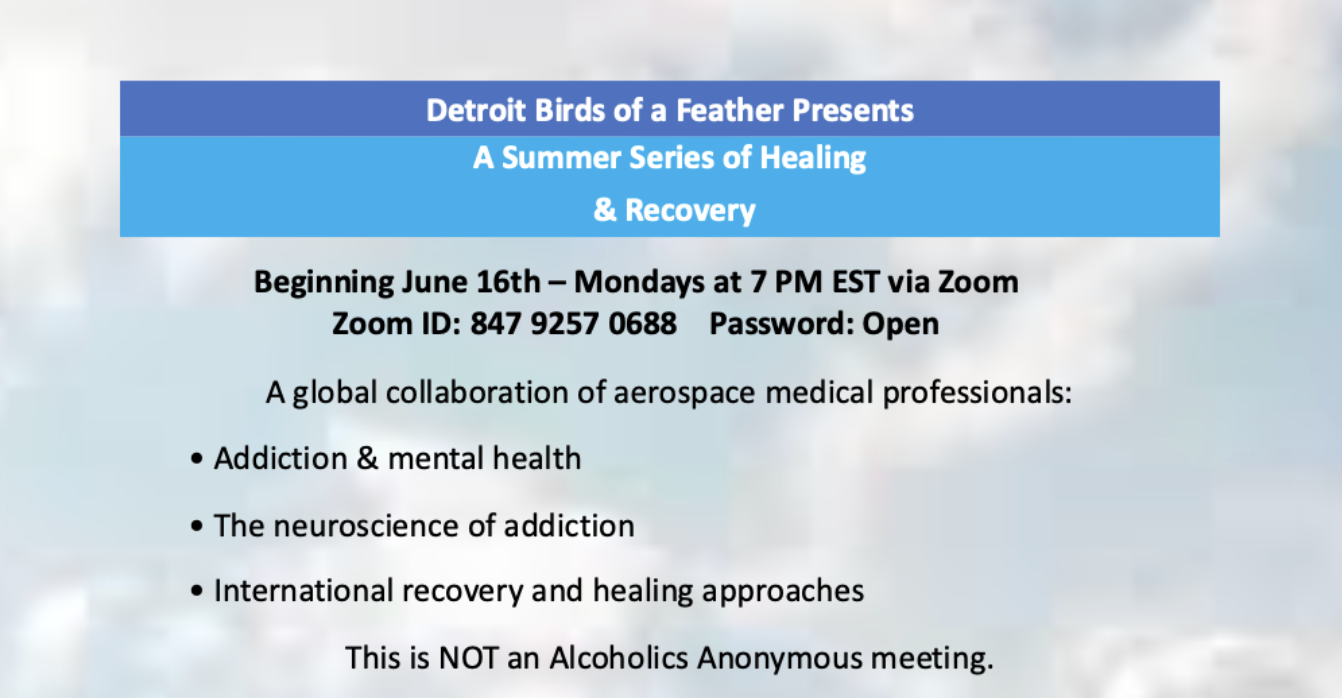 Detroit Birds of a Feather Presents A Summer Series of Healing & Recovery