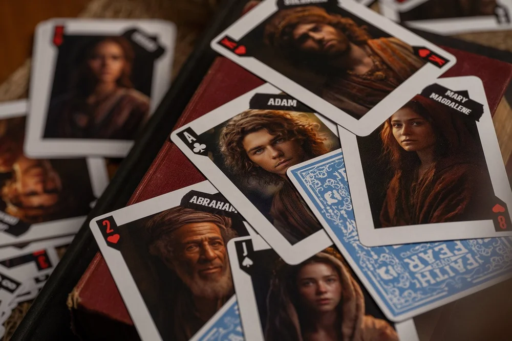 AR Bible cards