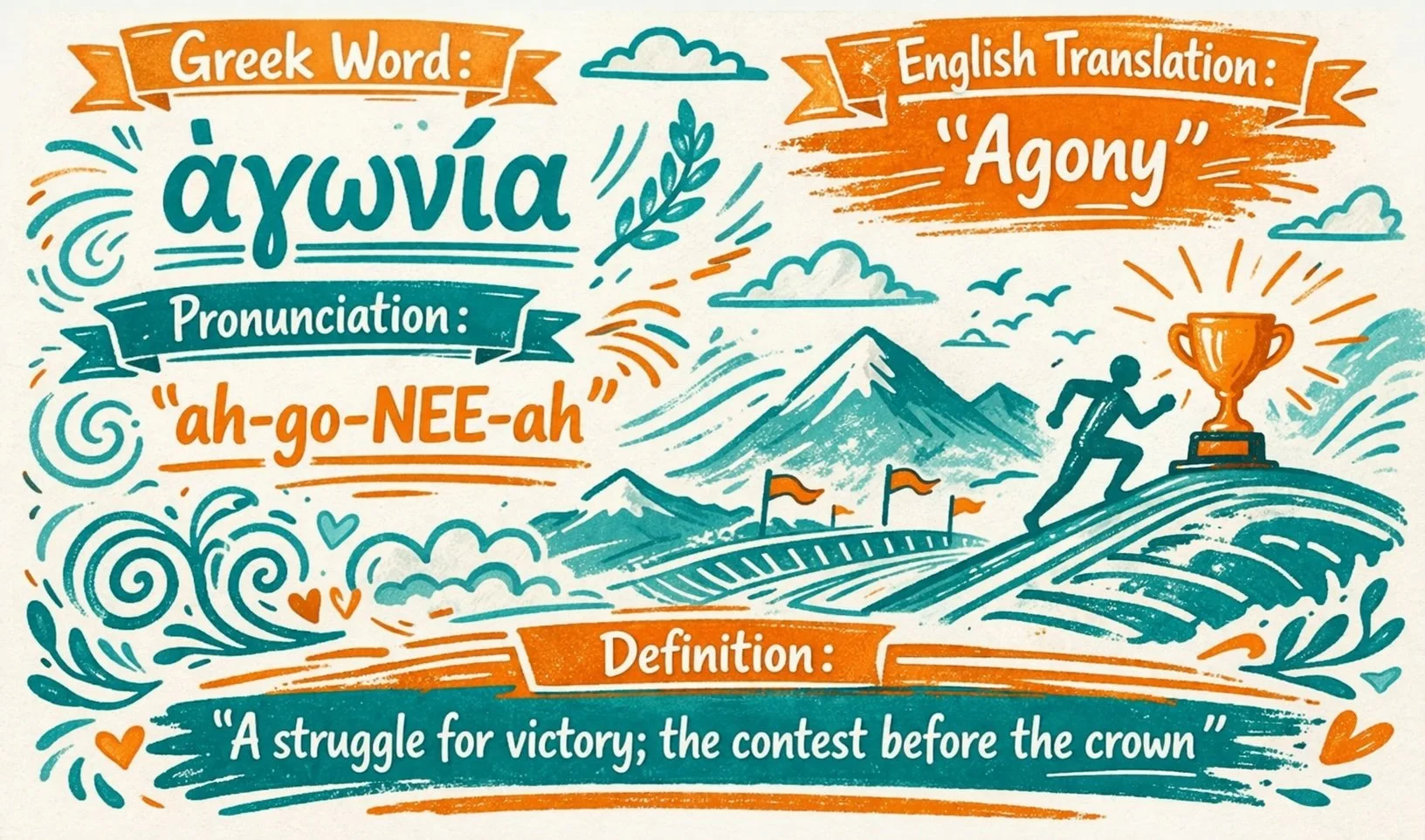 Agony in the Bible: The Greek Word for Gethsemane's Battle